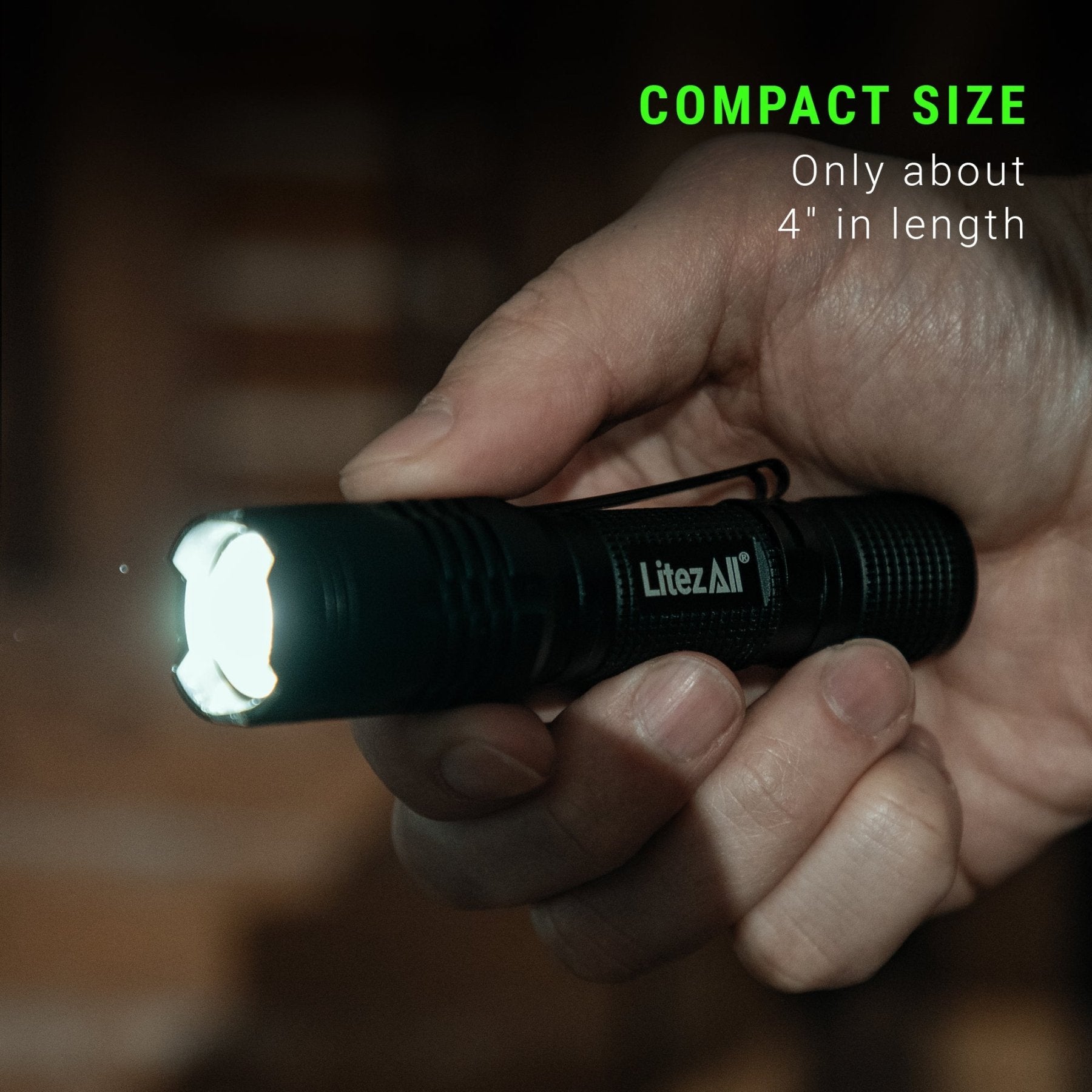 LitezAll® 400 Lumen Tactical Flashlight - LitezAll - Tactical Flashlights - 6