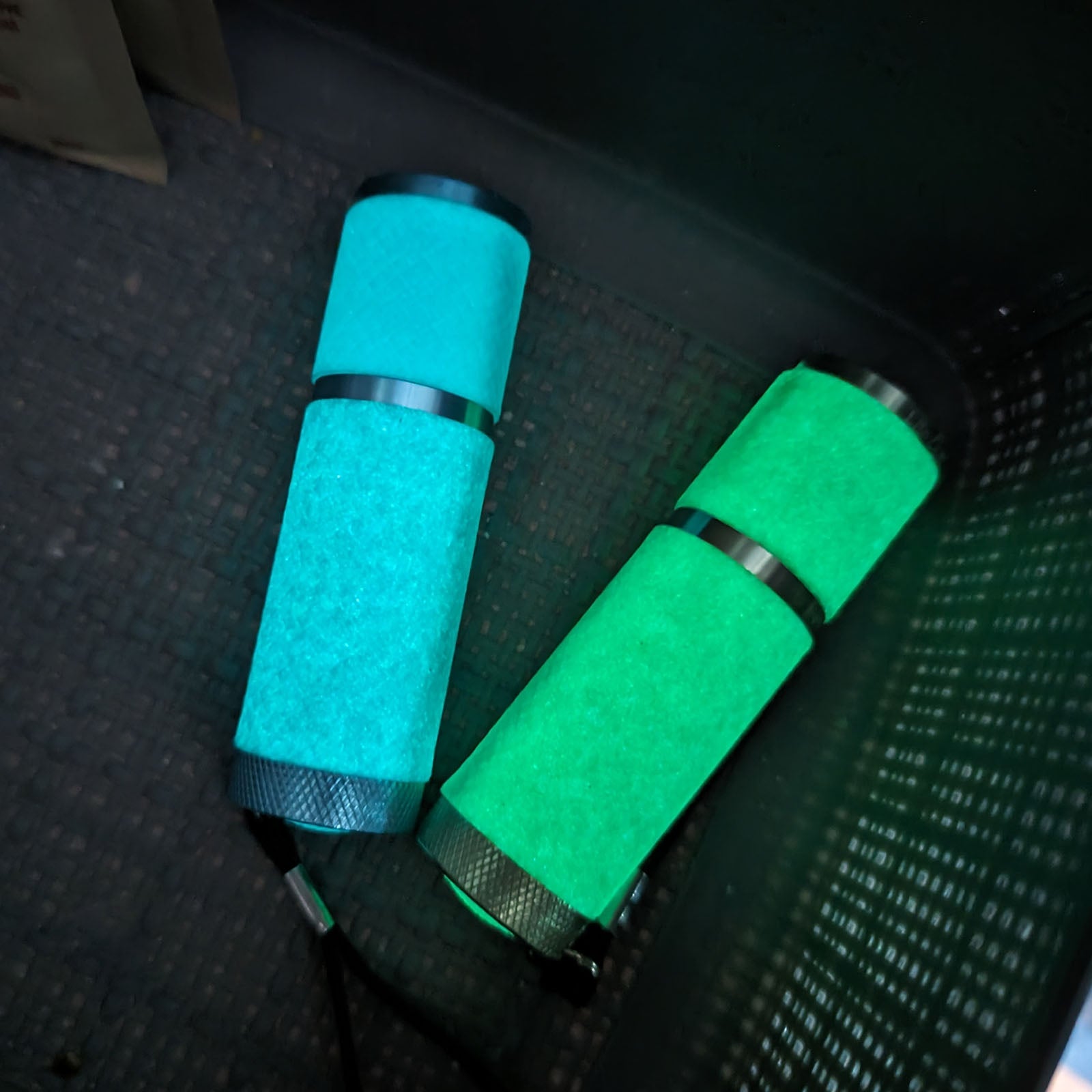 LitezAll Glow In the Dark LED Pocket Flashlight with COB LED