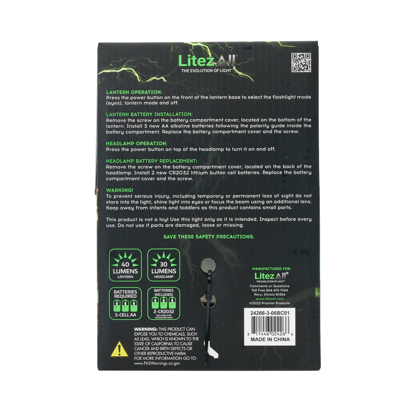 LitezAll Owl Themed Headlamp and Lantern Combo - LitezAll - Combos - 34