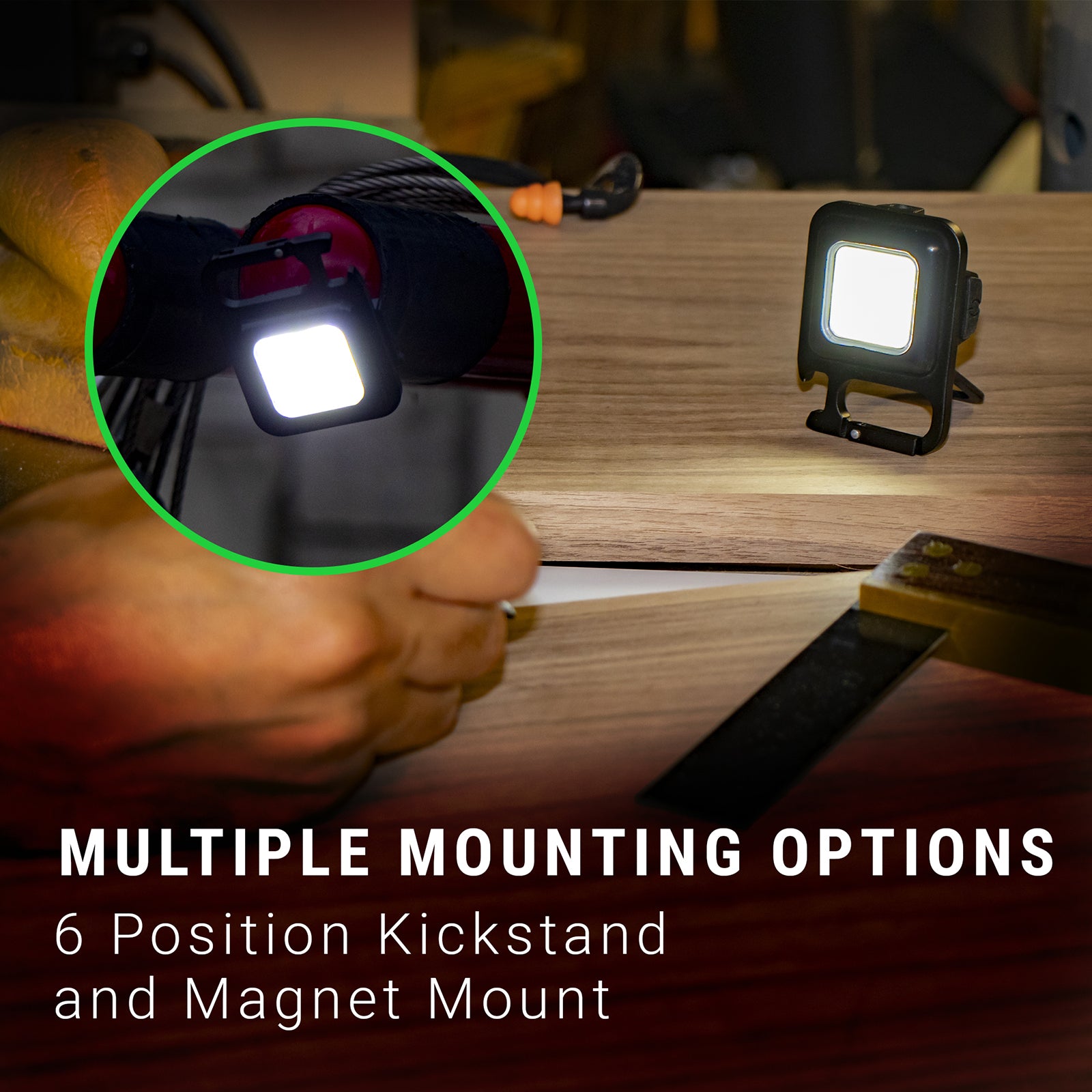 Kodiak® Kompanion 500 Lumen Rechargeable Aluminum Work Light - LitezAll - Work Lights - 5