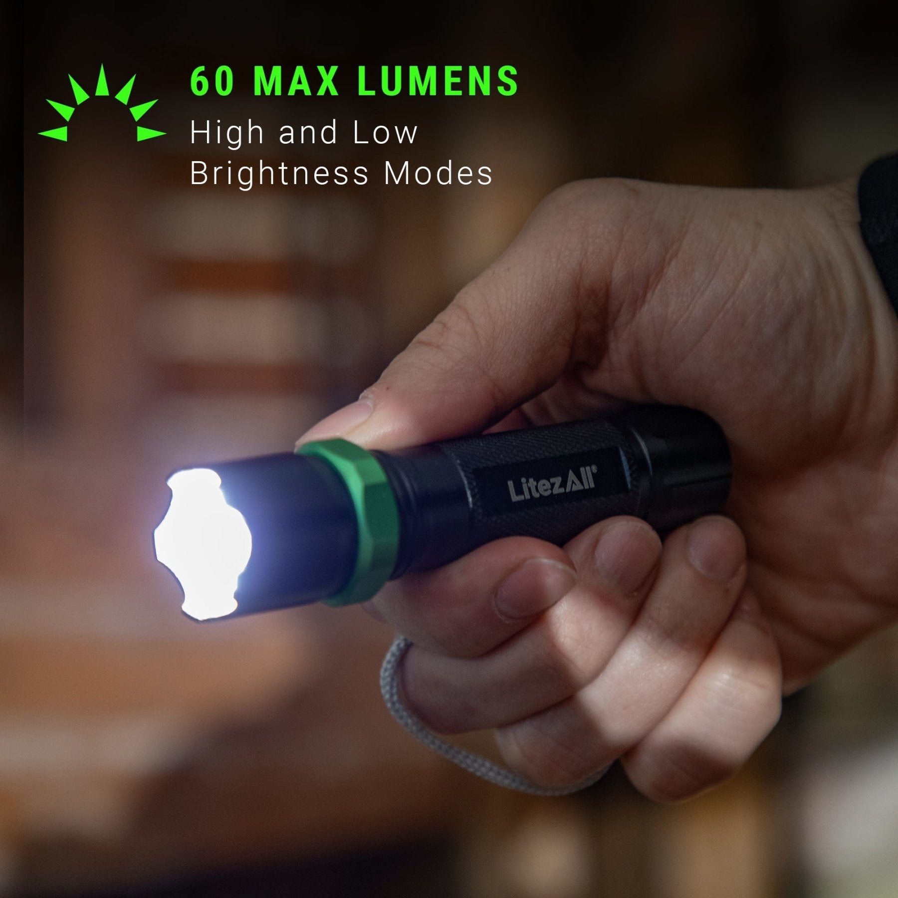 LitezAll® Rechargeable Mini Tactical Flashlight - LitezAll - 3