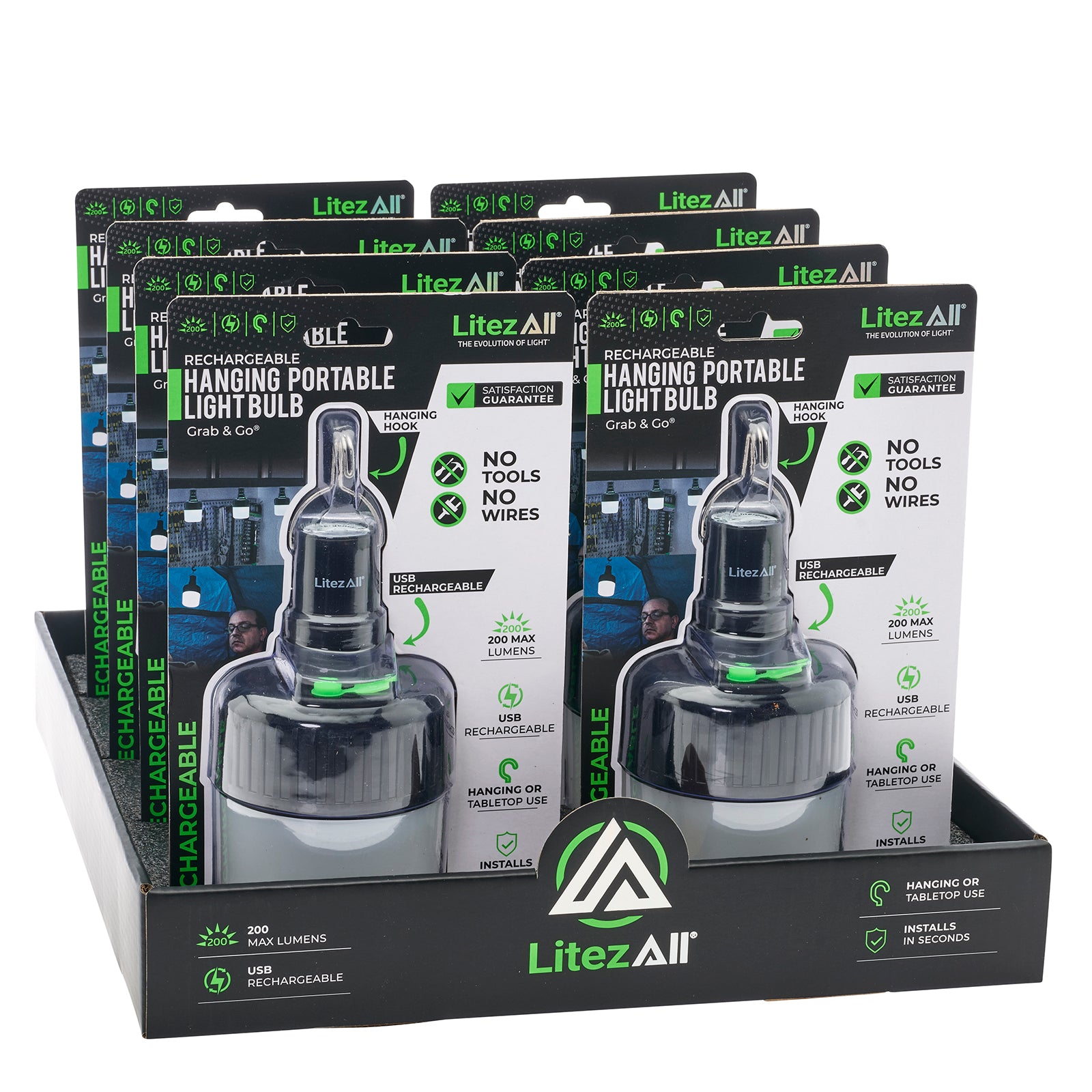 LitezAll Rechargeable 200 Lumen Bulb - LitezAll - Wireless Lighting Solutions - 21