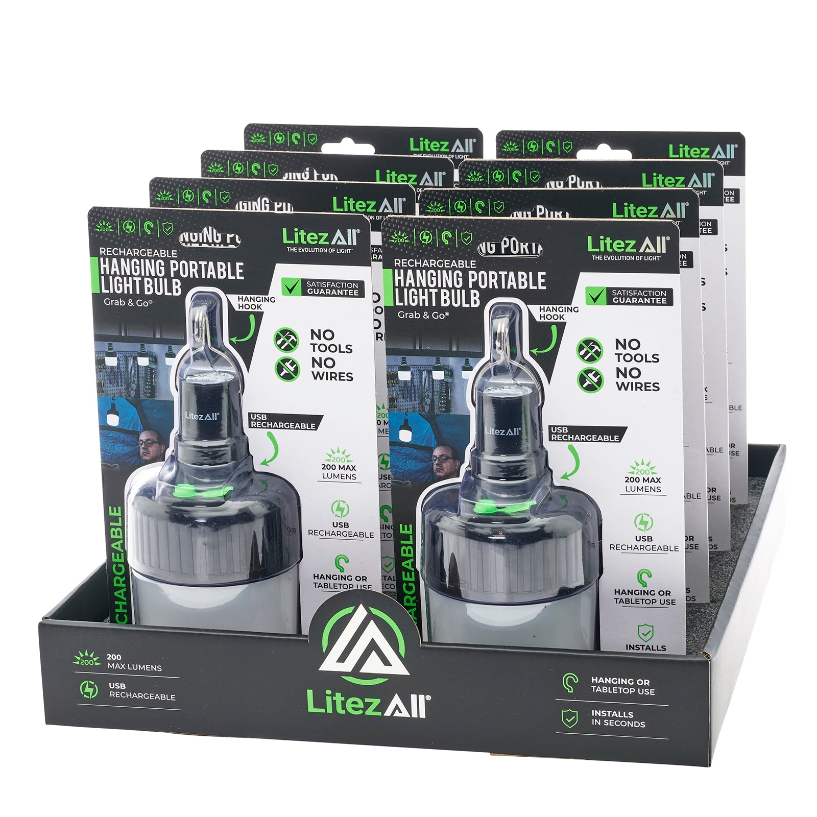 LitezAll Rechargeable 200 Lumen Bulb - LitezAll - Wireless Lighting Solutions - 22