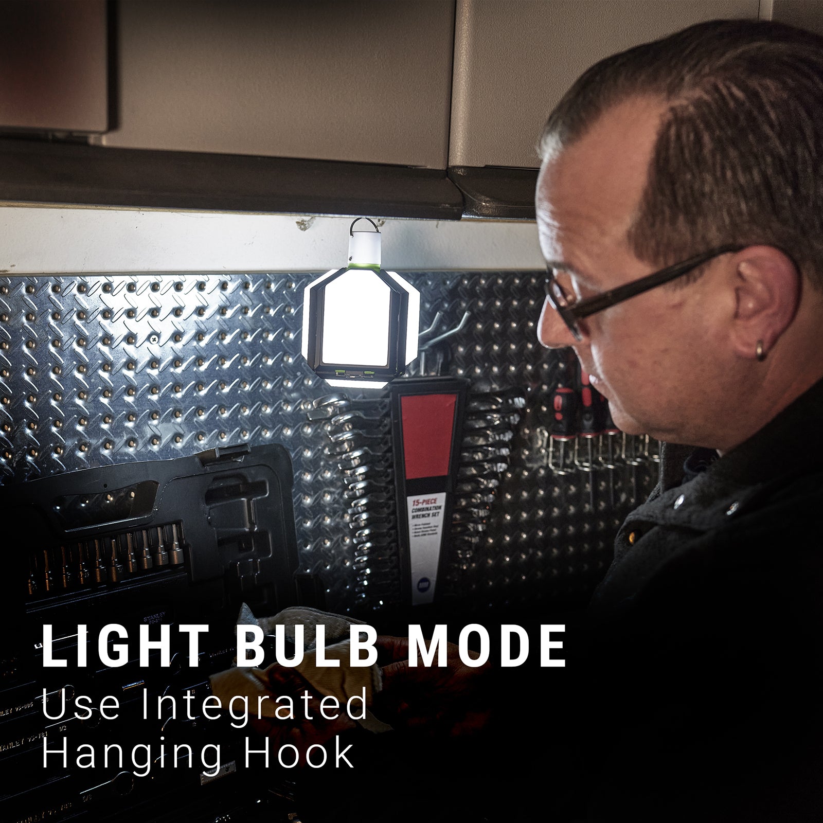 LitezAll Rechargeable Lantern with Fold - Out Panels - LitezAll - Lanterns - 4