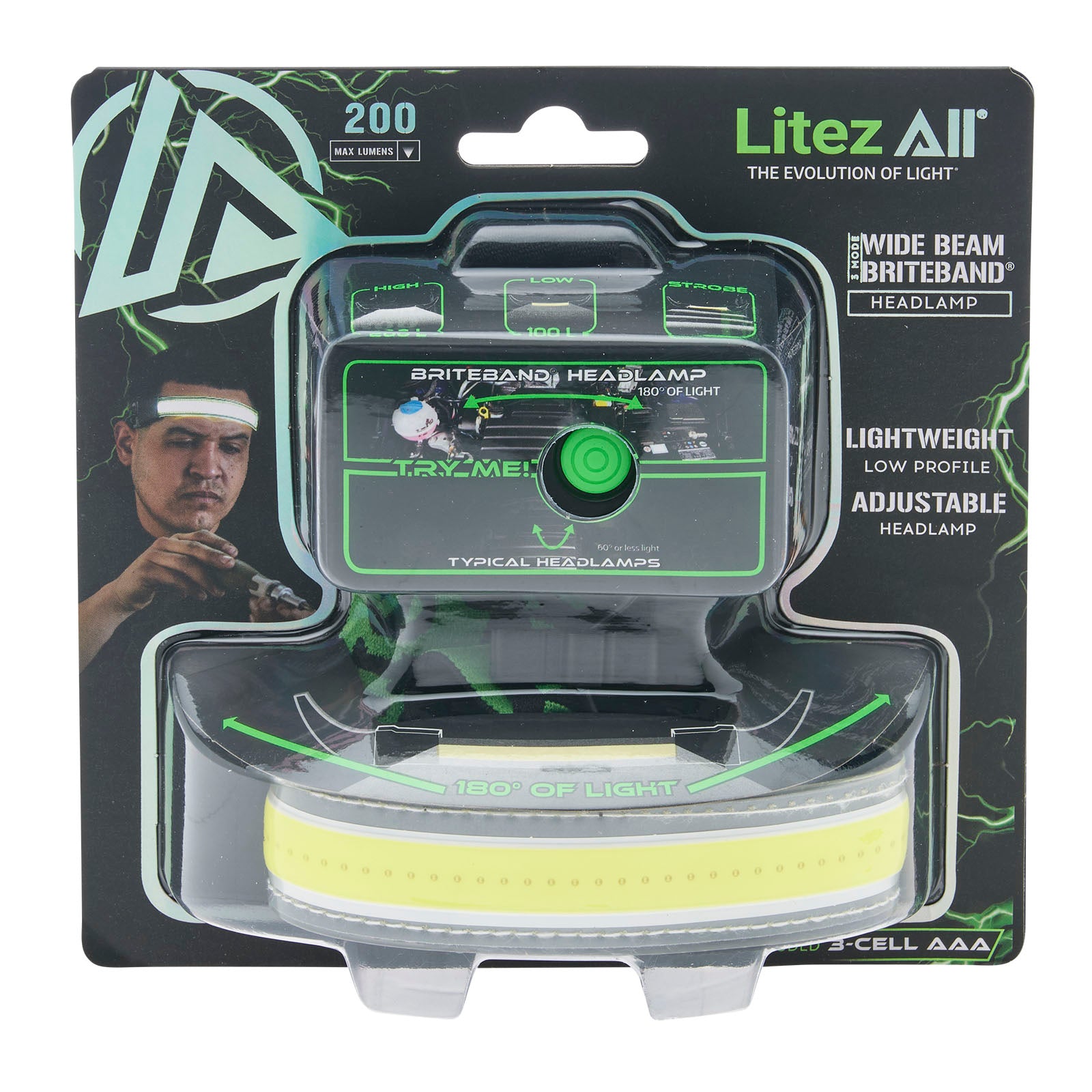 LitezAll® Briteband® Headband Light