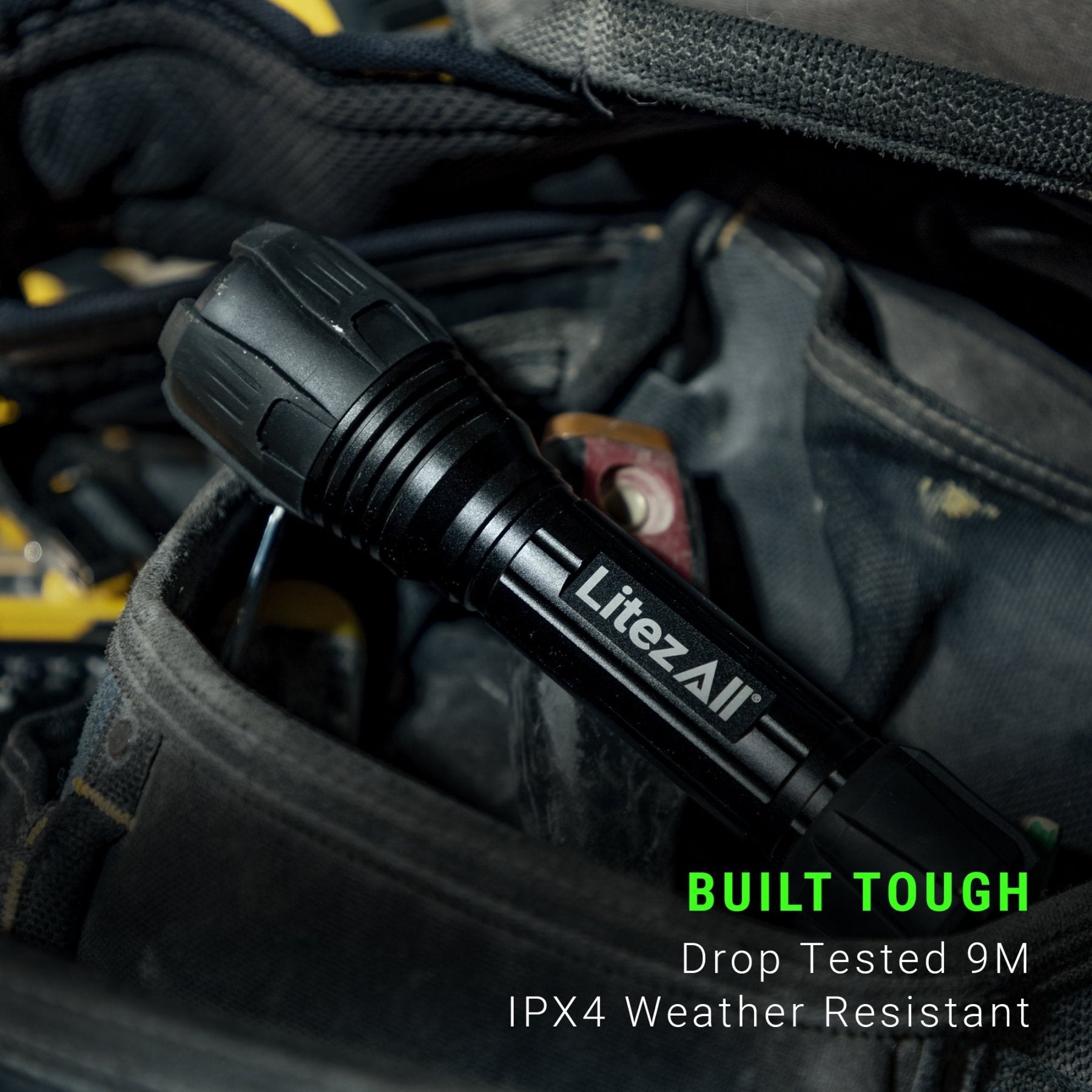 LitezAll® Nearly Invincible® 1000 Lumen Rechargeable Tactical Flashlight - LitezAll - 4