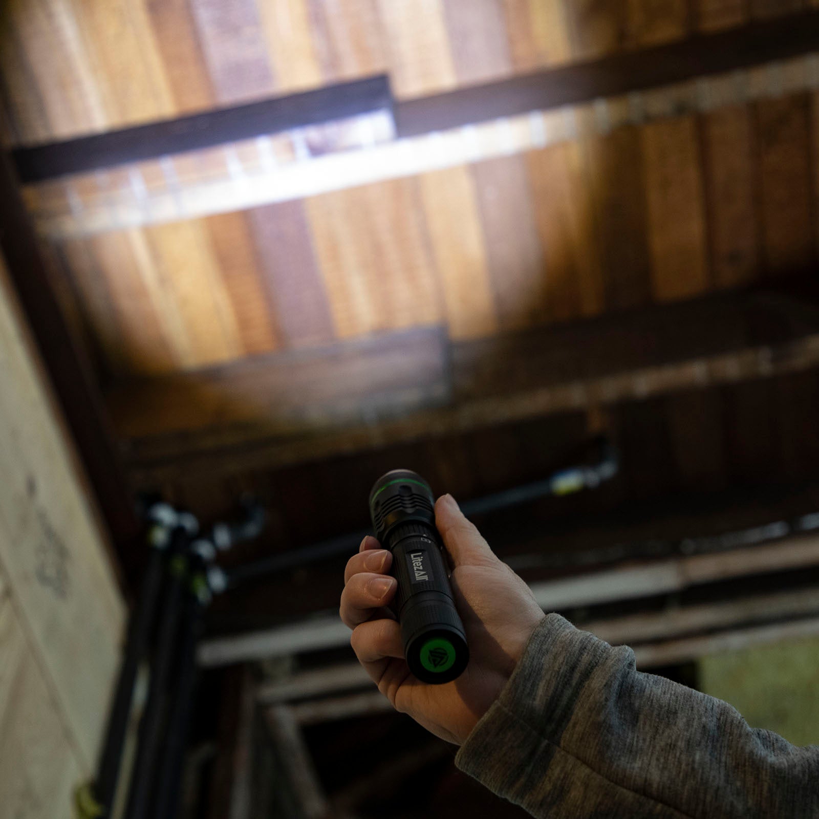 LitezAll® Thin Rechargeable 1000 Lumen Tactical Flashlight