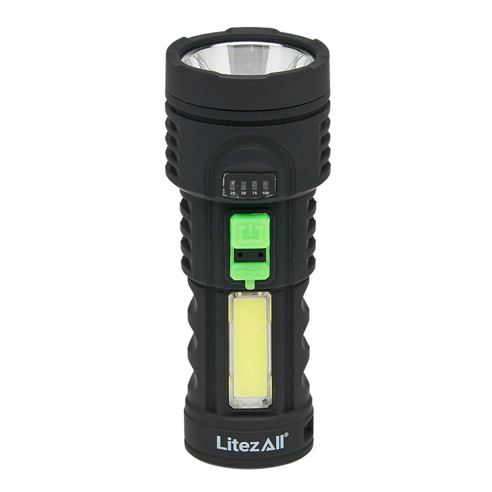 LitezAll® Rechargeable Flashlight and Headlamp Combo Pack
