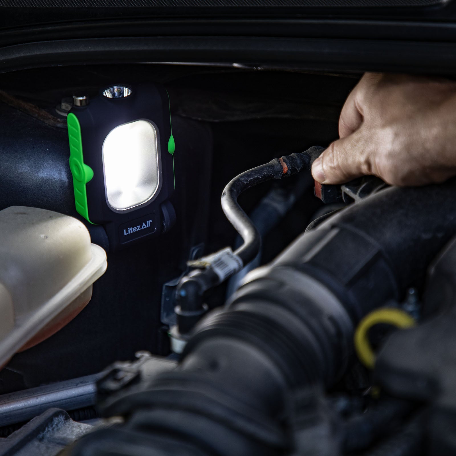 LitezAll® Pivot Work Light with Telescopic Magnet