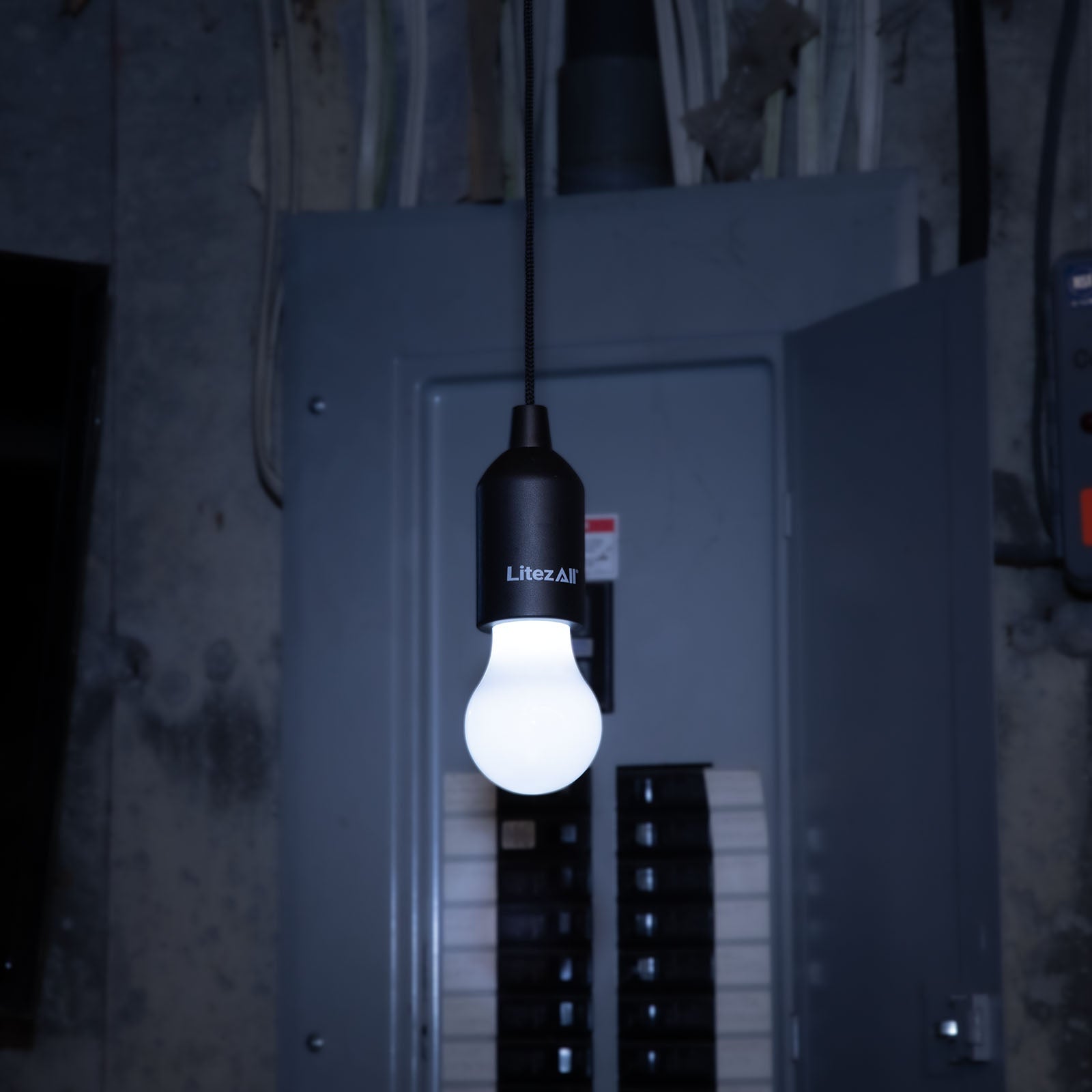 LitezAll® Pull String Battery Operated Light Bulb