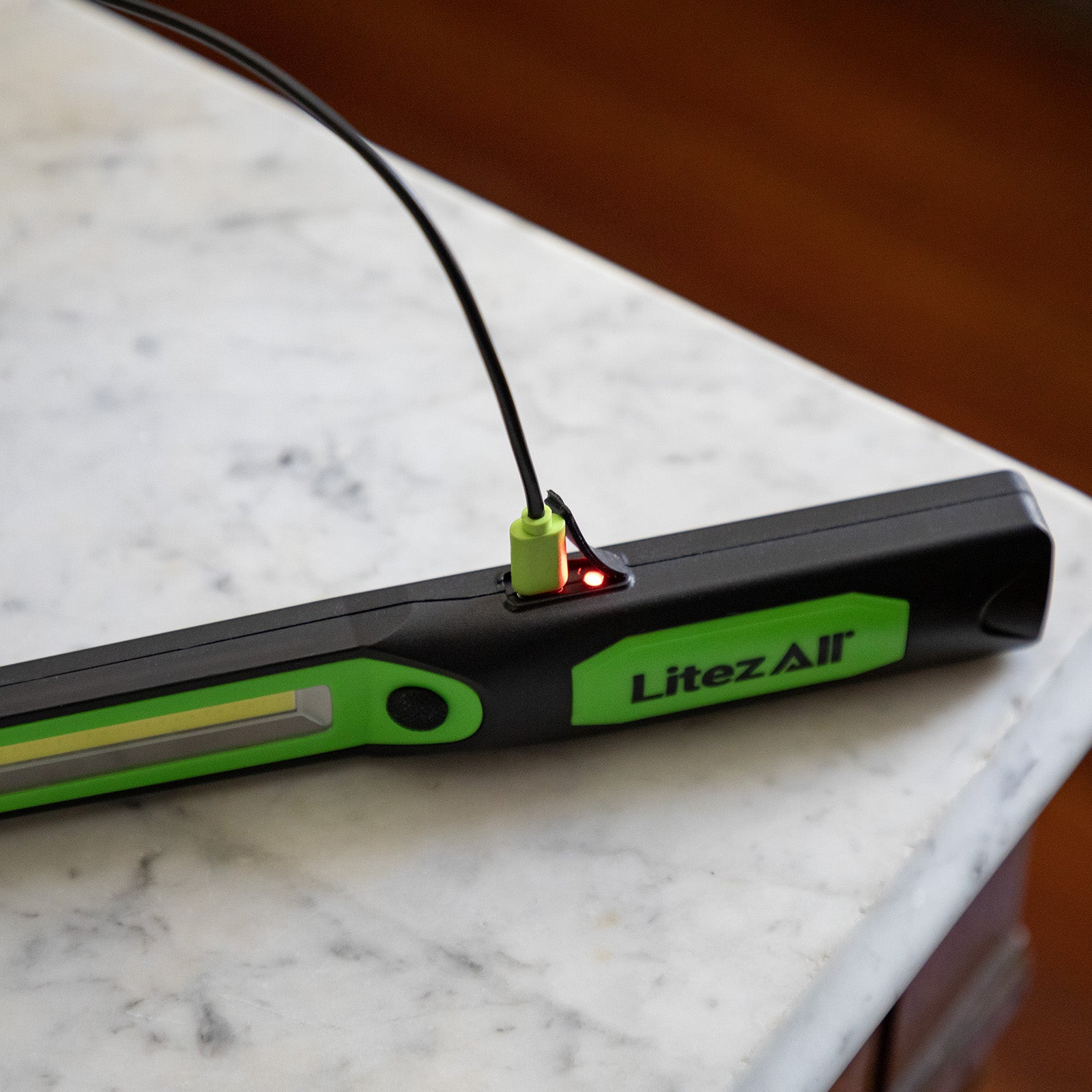 LitezAll® Rechargeable Wand Work Light with Flashlight