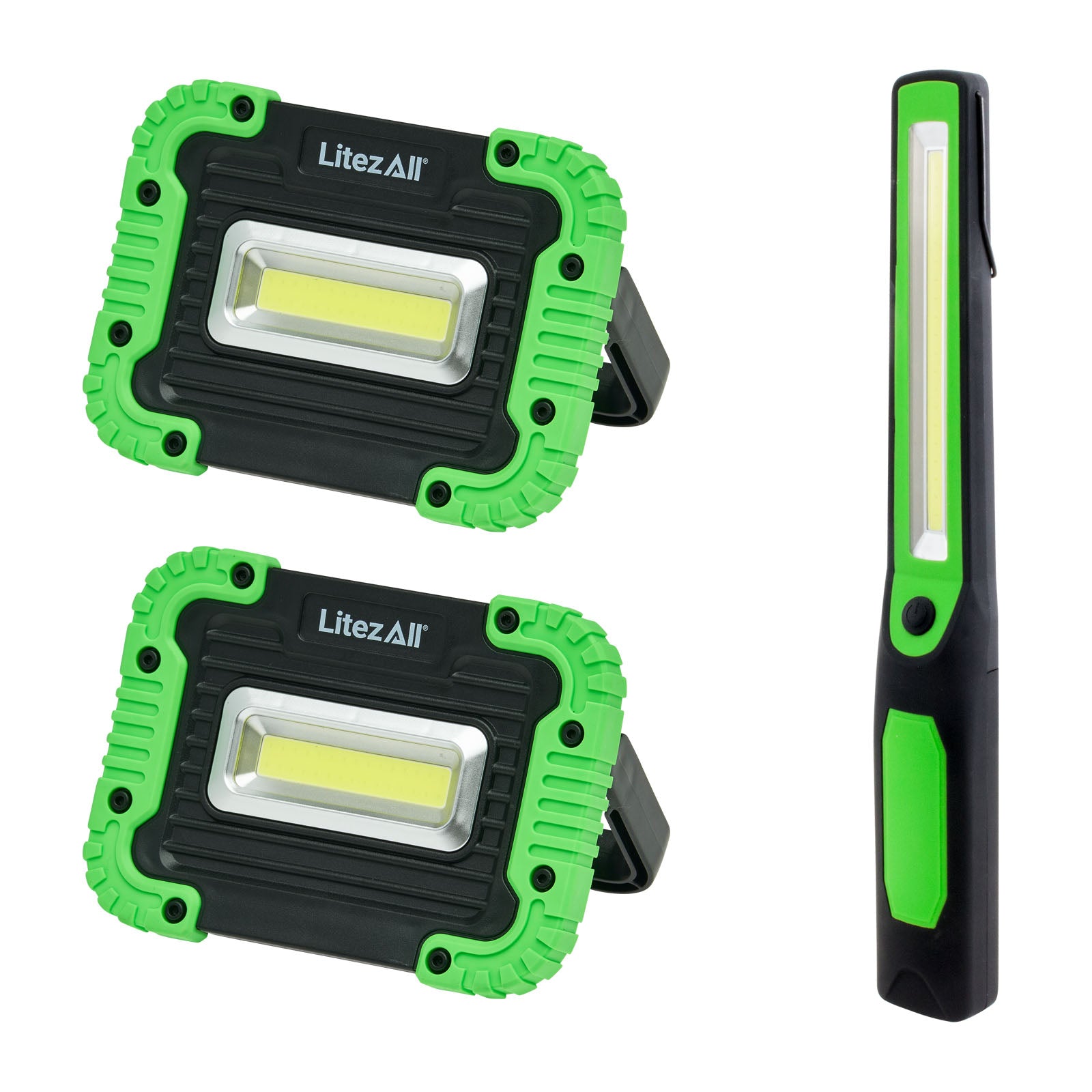 LitezAll® Work Lights and Cob Wand Combo