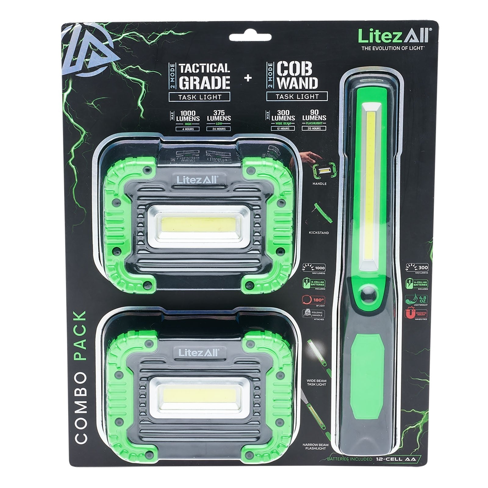 LitezAll Work Lights and Cob Wand Combo - LitezAll - 17