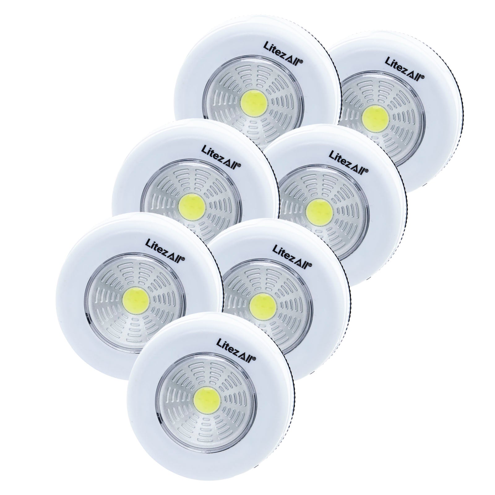 LitezAll LED Puck Light 6 Pack - LitezAll - 2