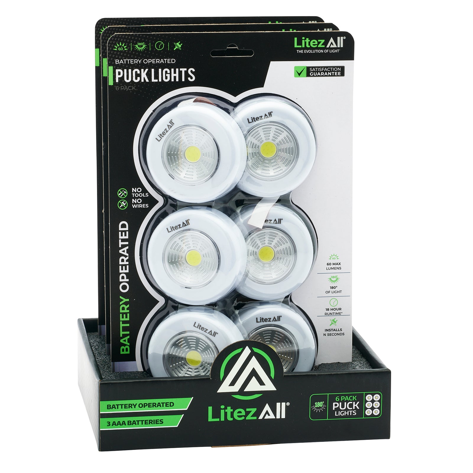 LitezAll LED Puck Light 6 Pack - LitezAll - 19