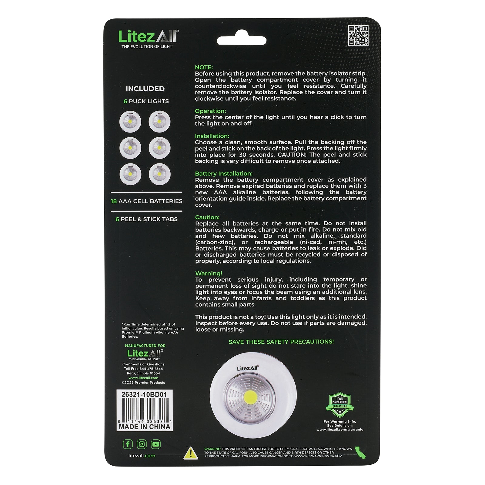 LitezAll LED Puck Light 6 Pack - LitezAll - 29