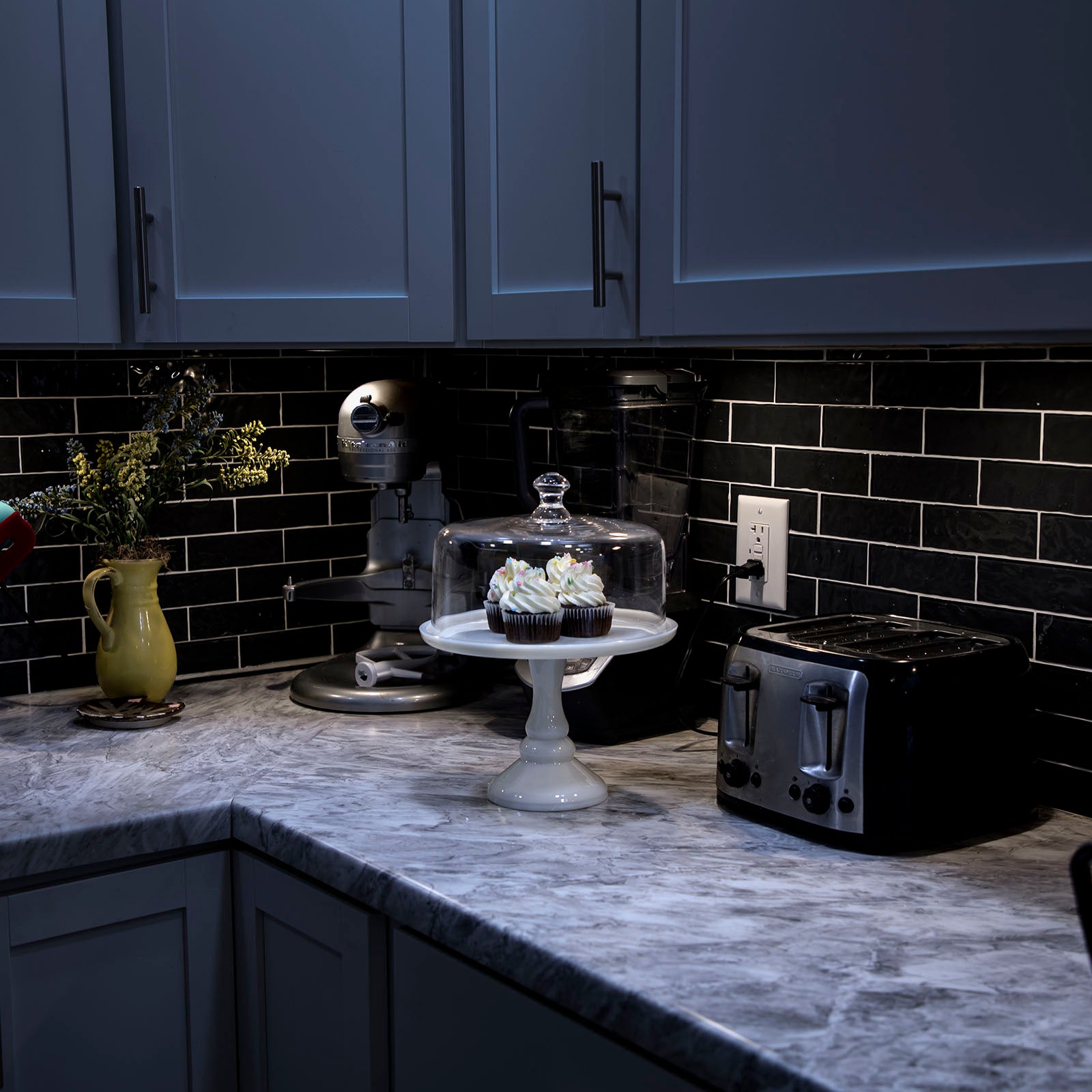 LitezAll® RGB Remote Controlled Puck Light 6 Pack