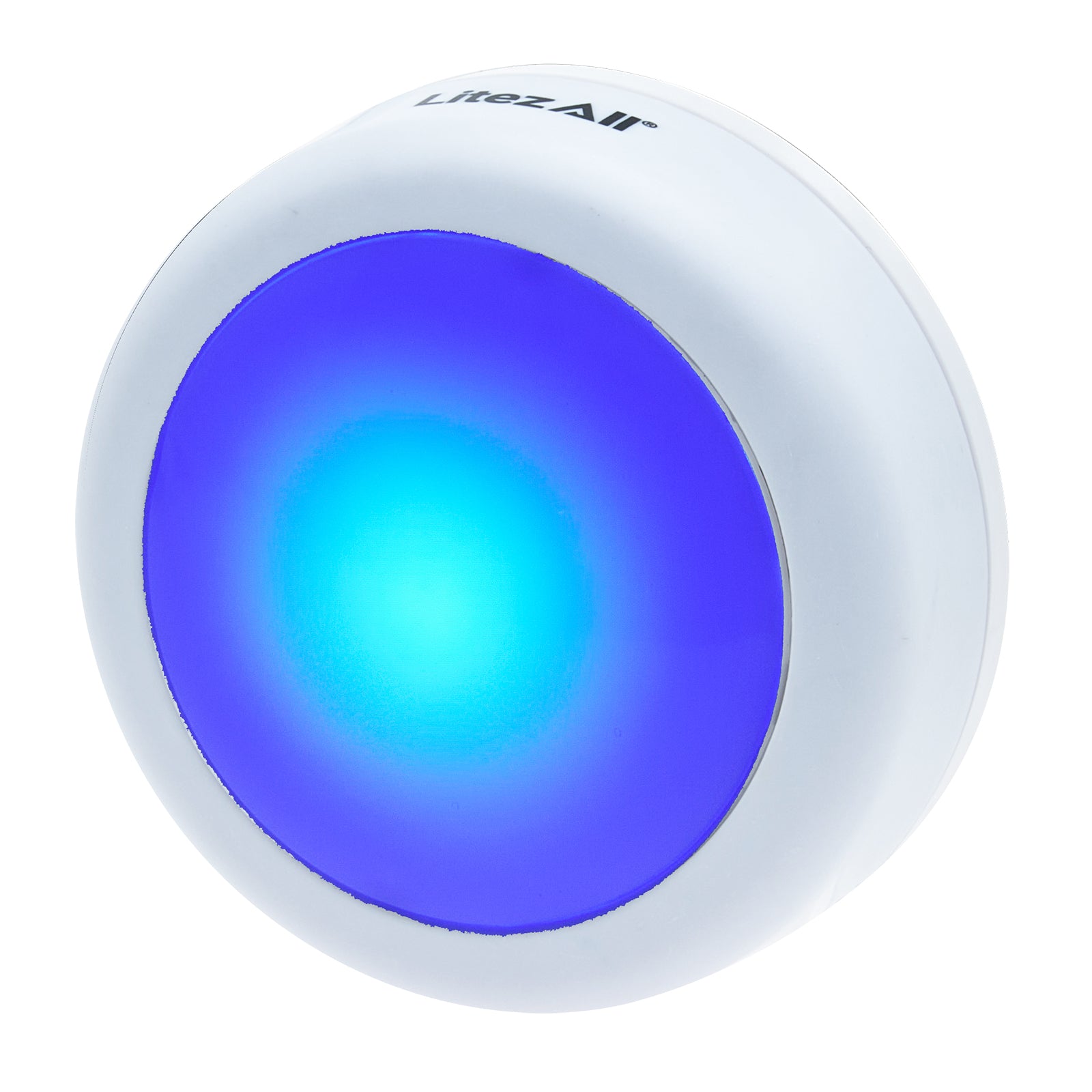 LitezAll® Remote Control RGB Puck Lights 3 Pack