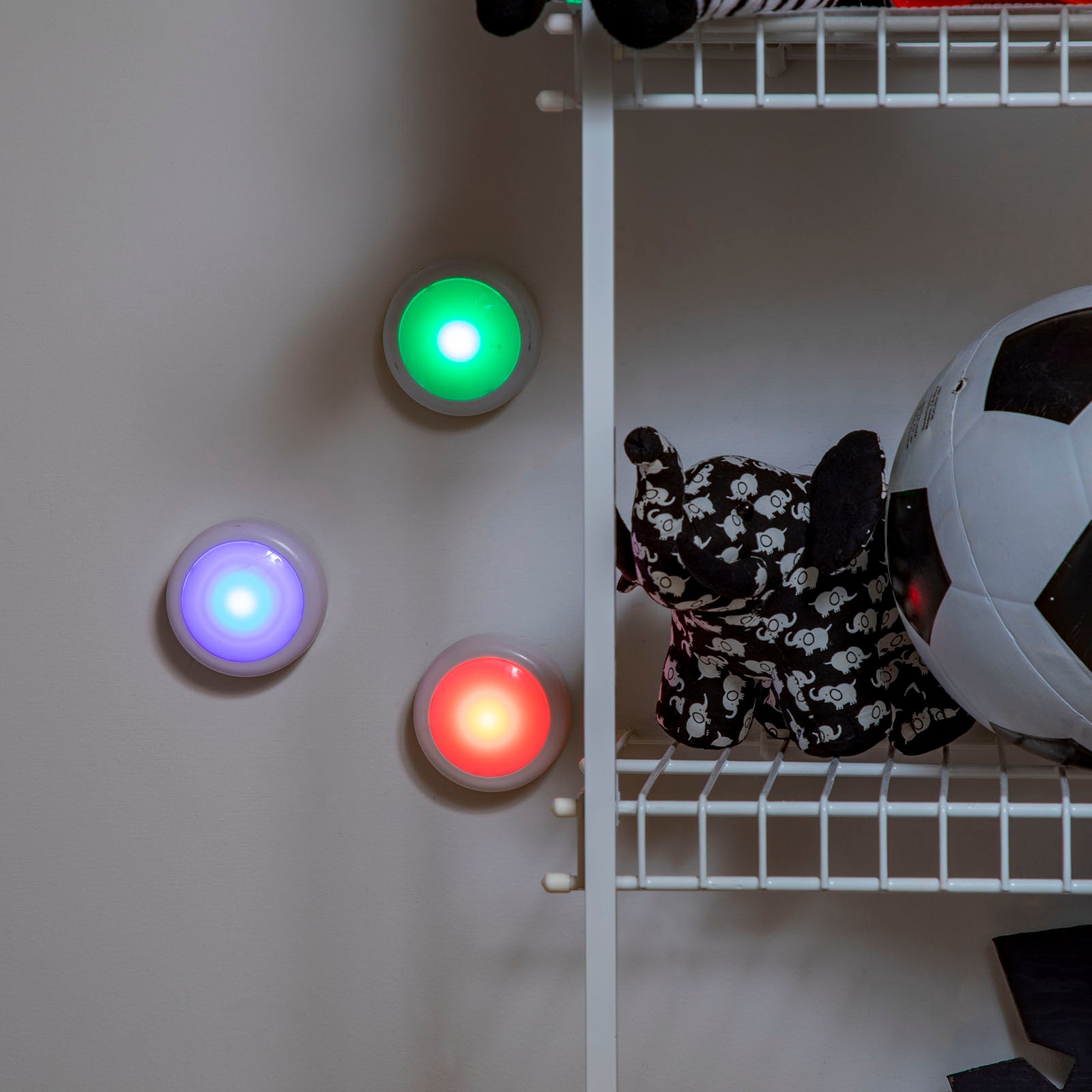 LitezAll Remote Control RGB Puck Lights 3 Pack - LitezAll - Home Accents - 6