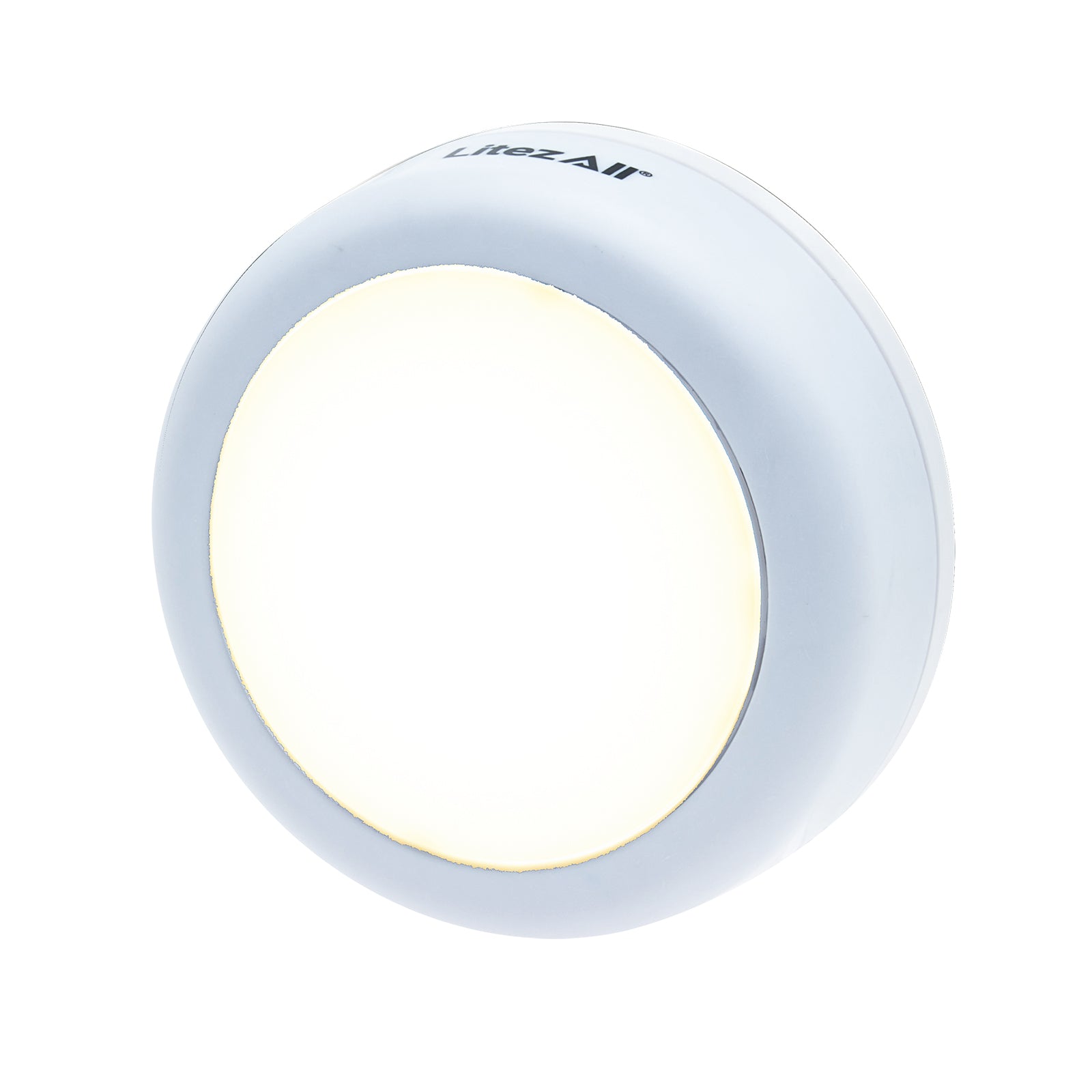 LitezAll® Remote Control RGB Puck Lights 3 Pack