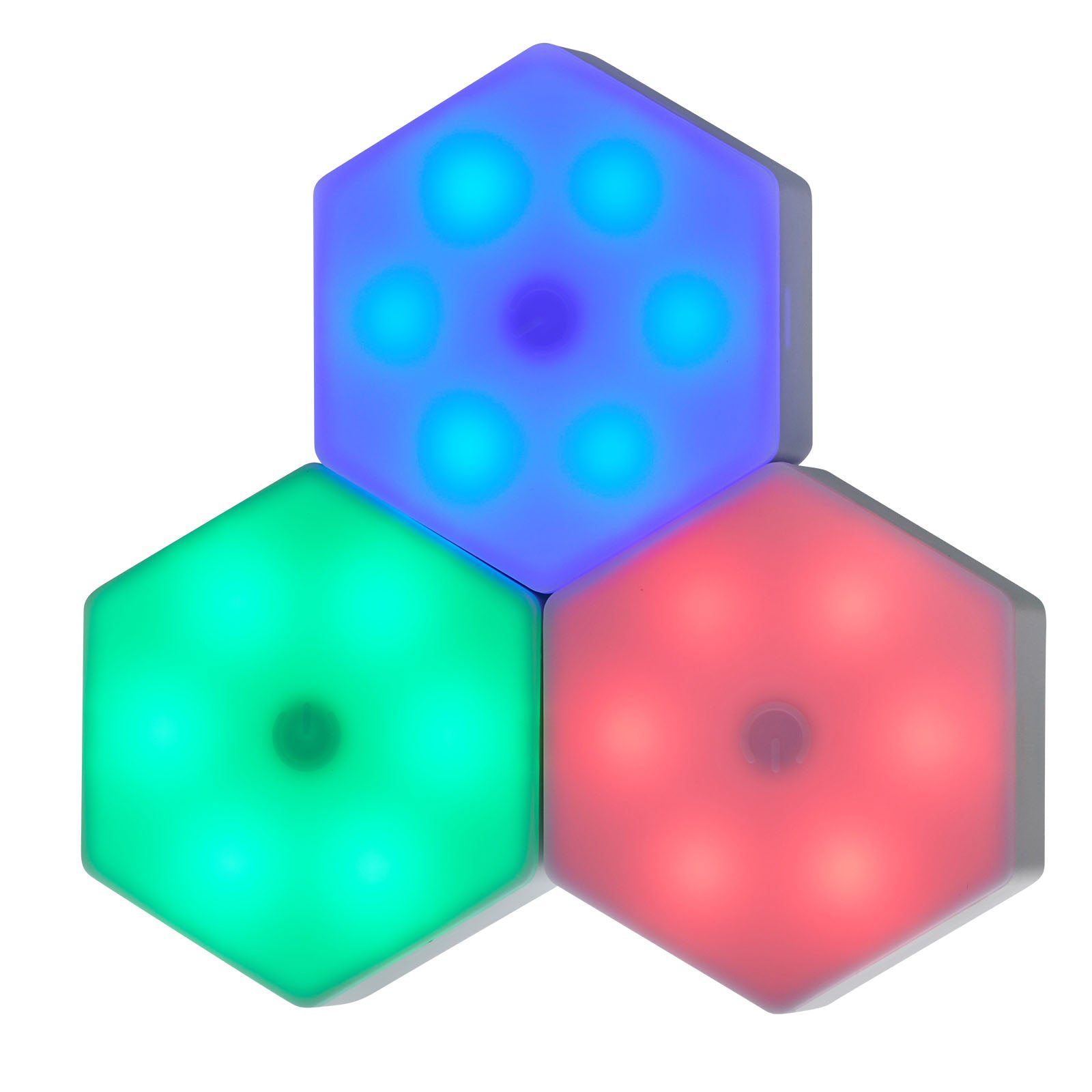 LitezAll Wireless Hexagon Lights with Remote Control 3 Pack - LitezAll - Home Accents - 25