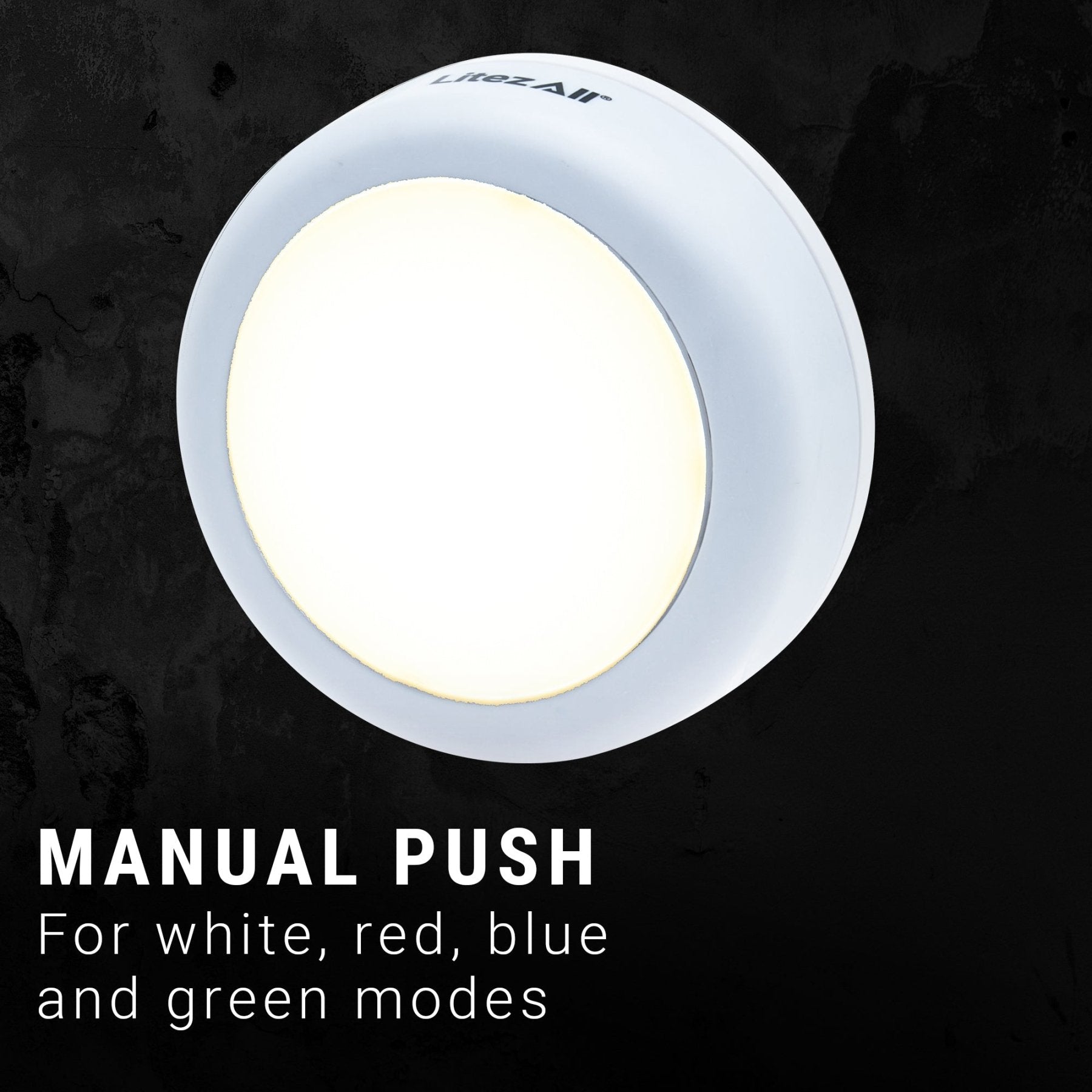 LitezAll Remote Control RGB Puck Lights 2 Pack - LitezAll - Home Accents - 4