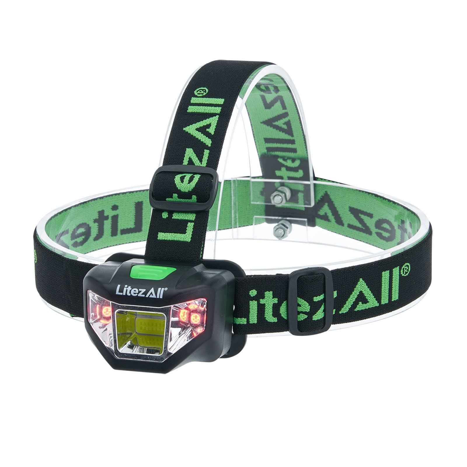 LitezAll® Rechargeable Quattro 4 Mode Headlamp