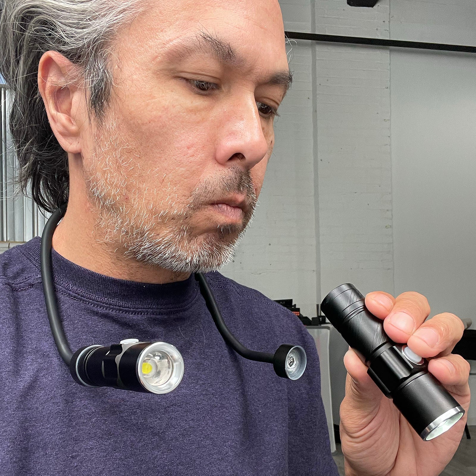 LitezAll® Rechargeable 500 Lumen Bendable Neck Light