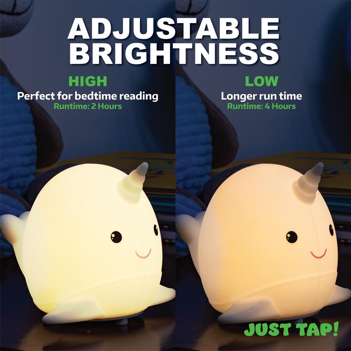 LitezAll® Narwhal Squishable Color Changing Silicone Lantern - LitezAll - Lanterns - 7
