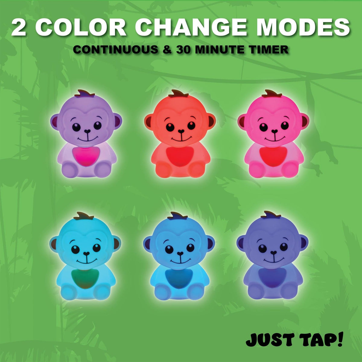 LitezAll® Monkey Squishable Color Changing Silicone Lantern - LitezAll - Lanterns - 5