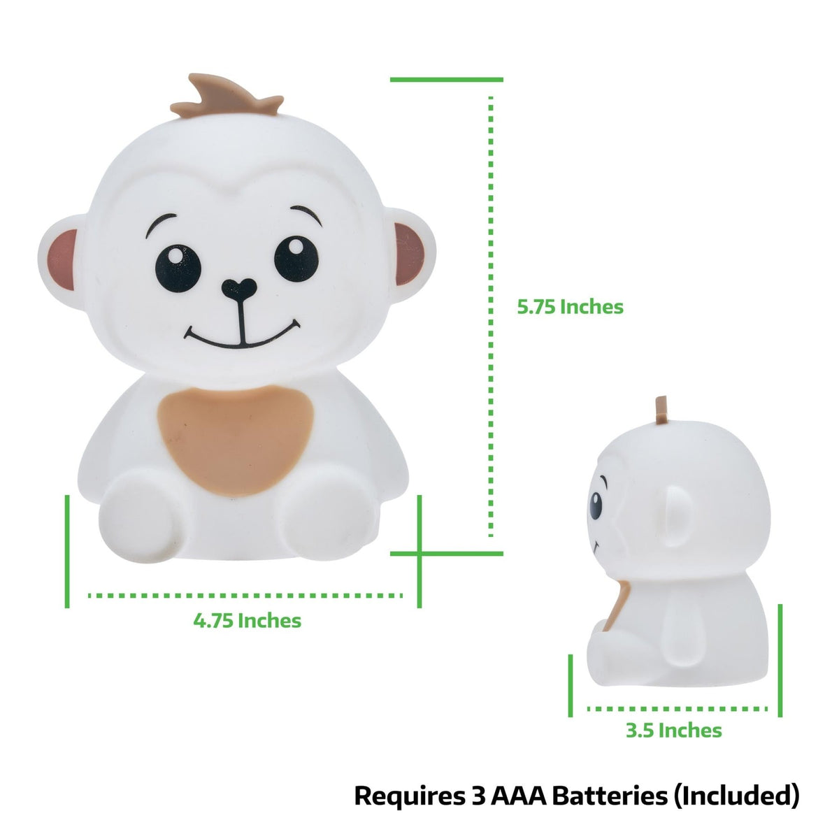 LitezAll® Monkey Squishable Color Changing Silicone Lantern - LitezAll - Lanterns - 4