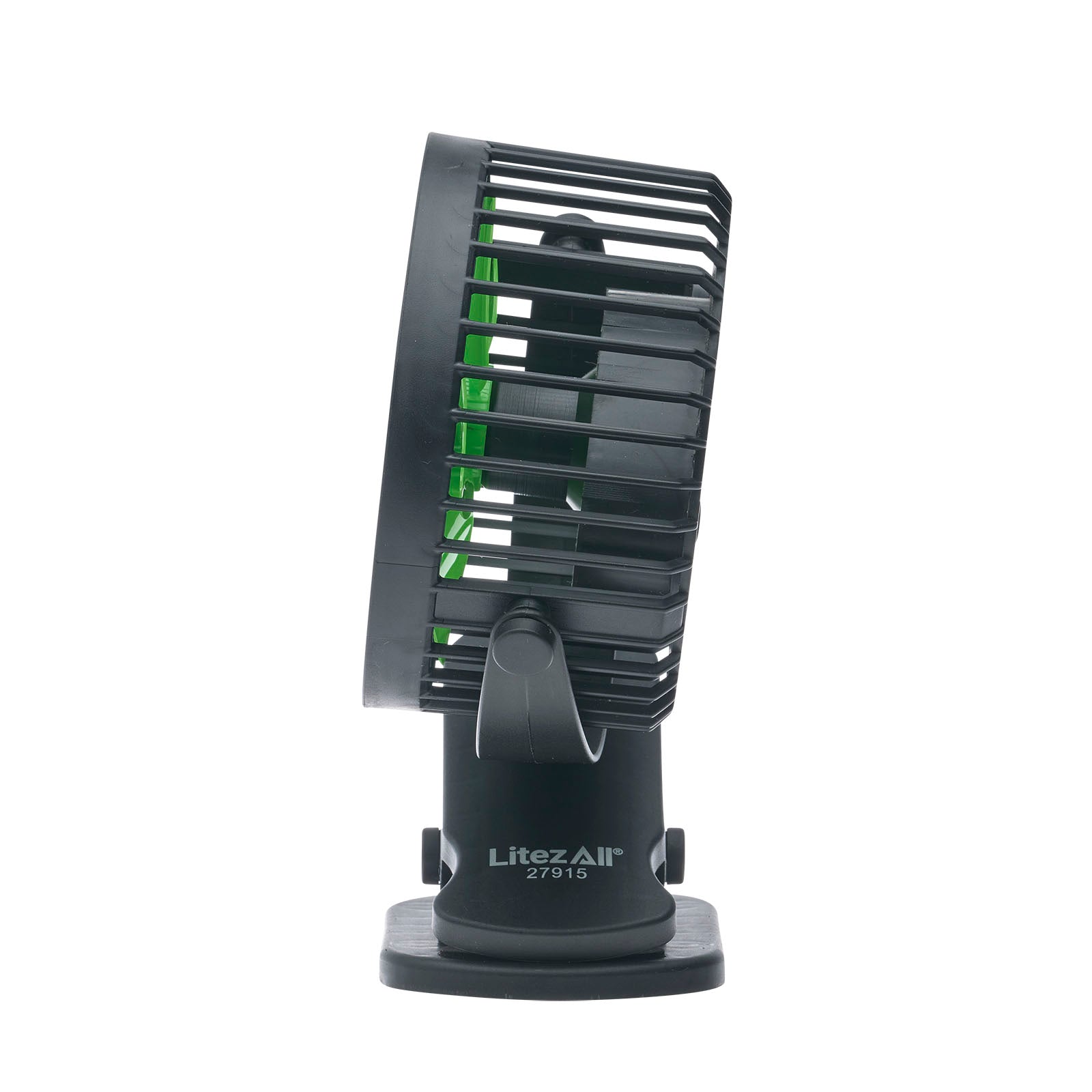 LitezAll® Rechargeable Clip On Fan with Light
