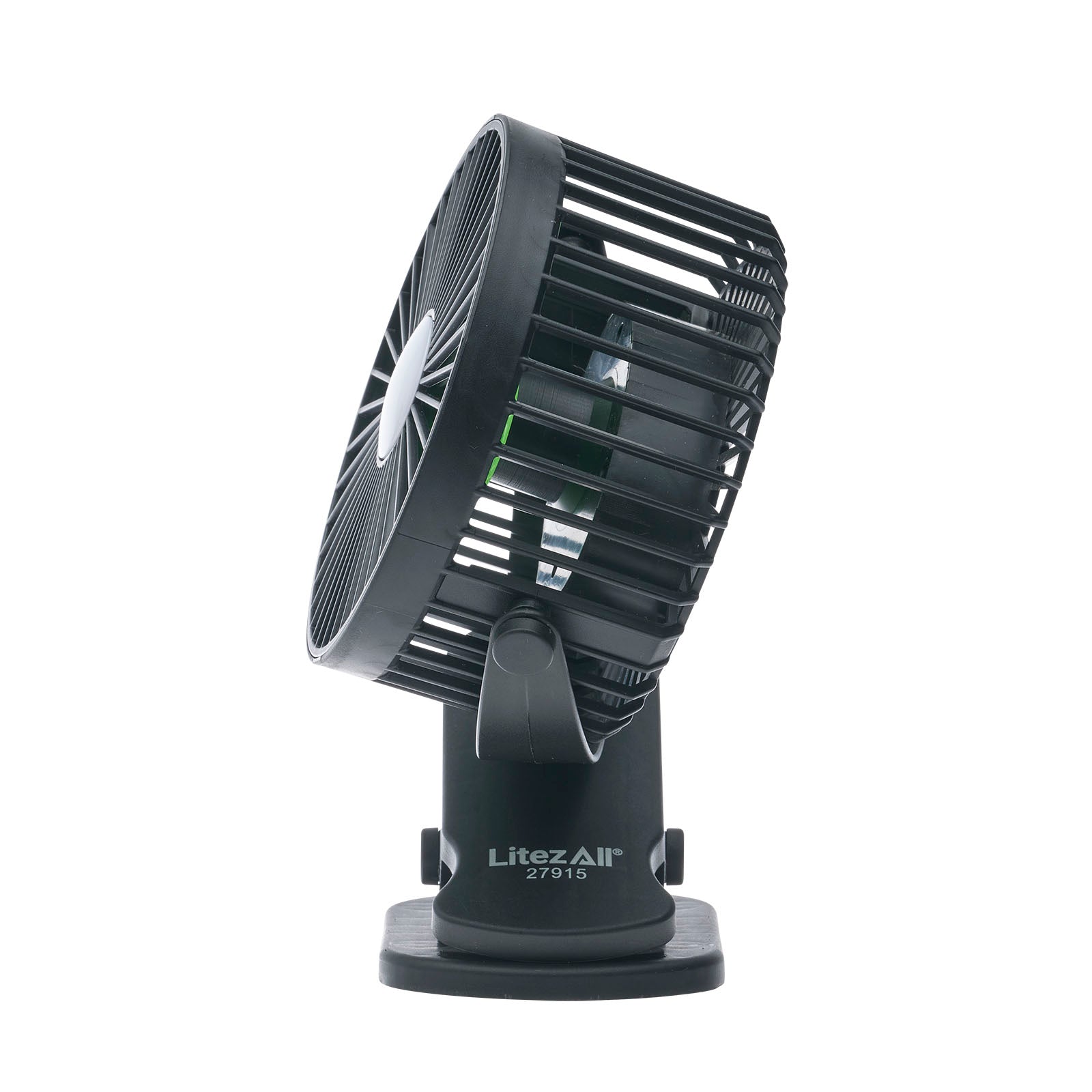 LitezAll® Rechargeable Clip On Fan with Light