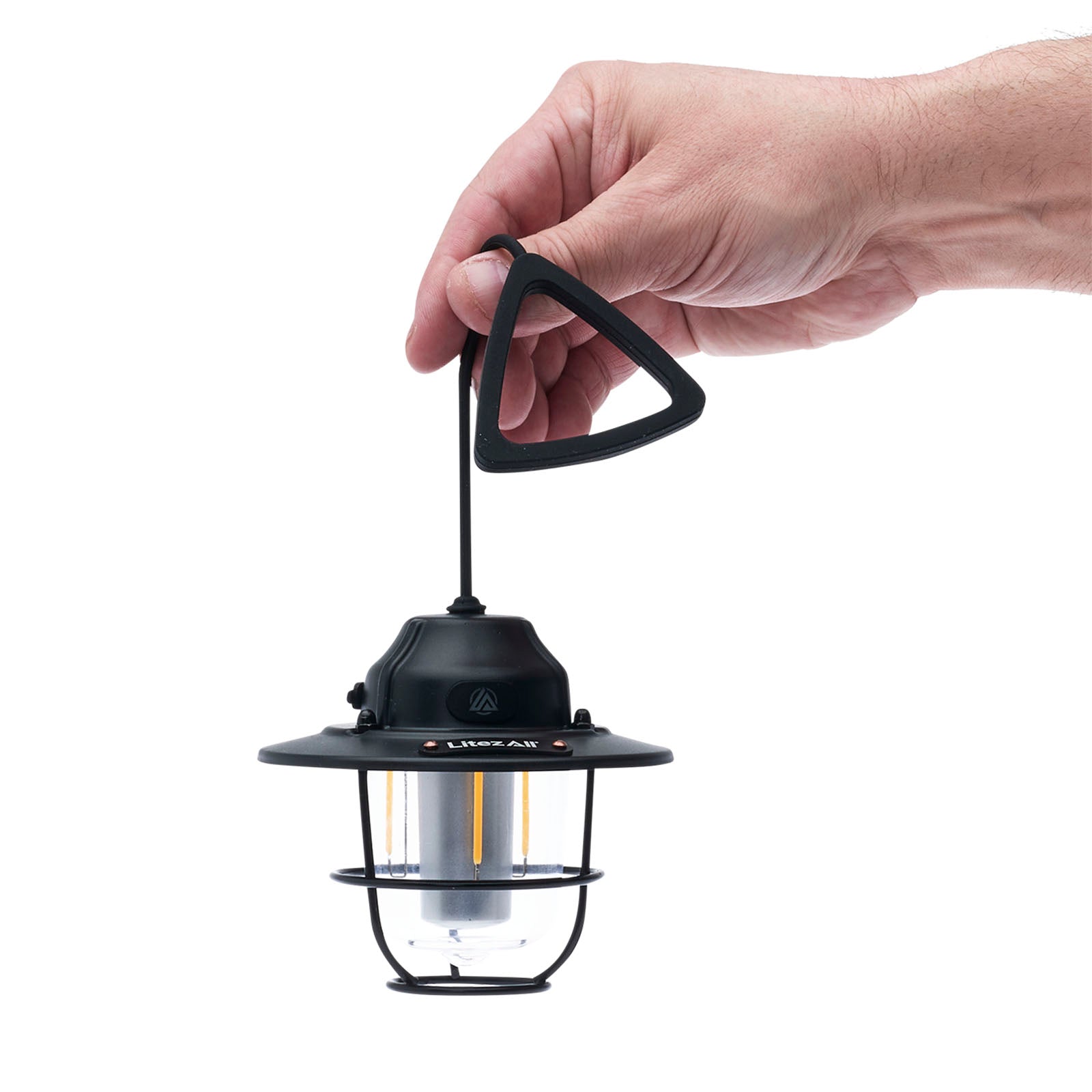 LitezAll® Rechargeable Pine Cone Lantern 4 Light Modes