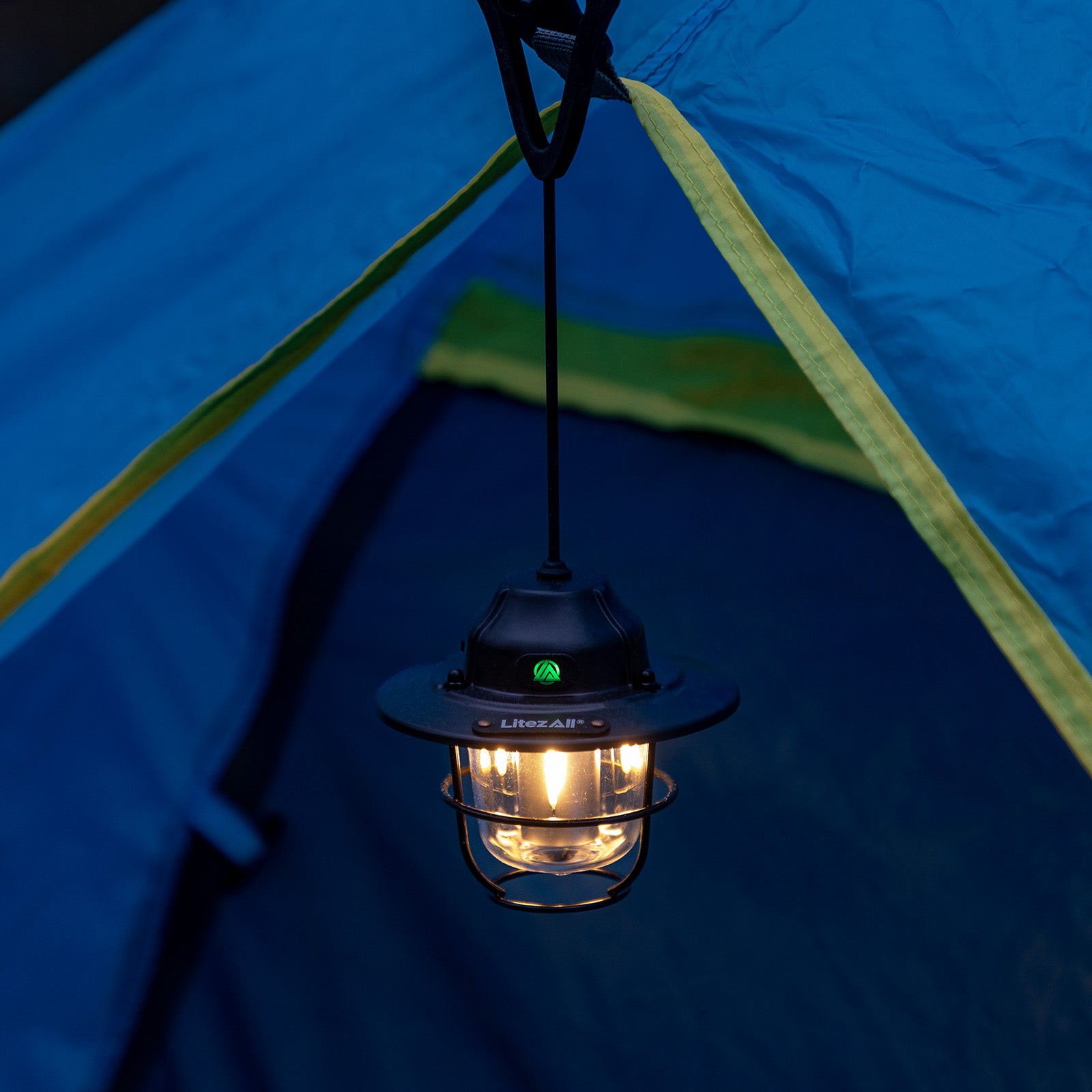 LitezAll® Rechargeable Pine Cone Lantern 4 Light Modes