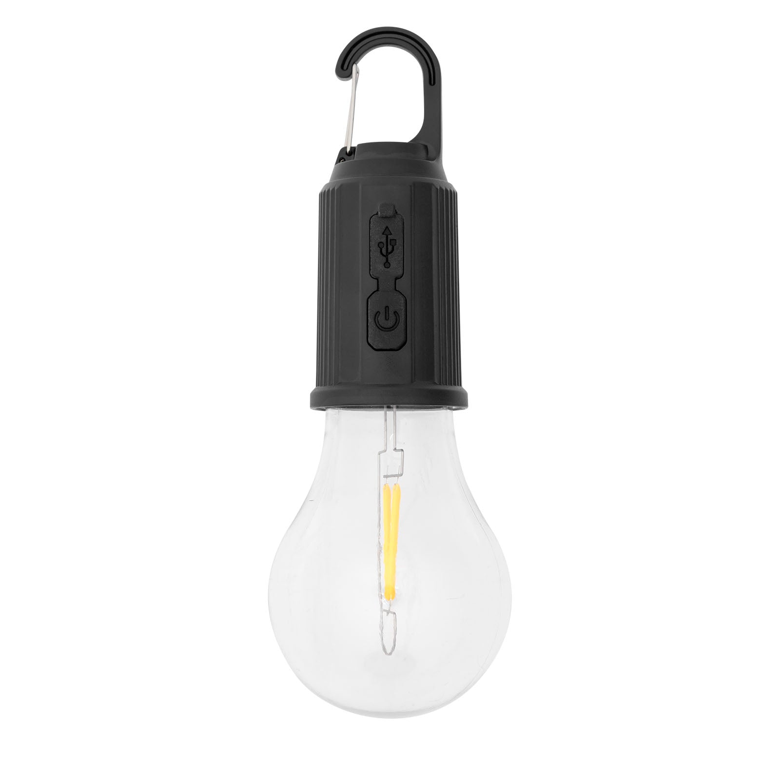 LitezAll® Rechargeable Warm White Bulb with Carabiner