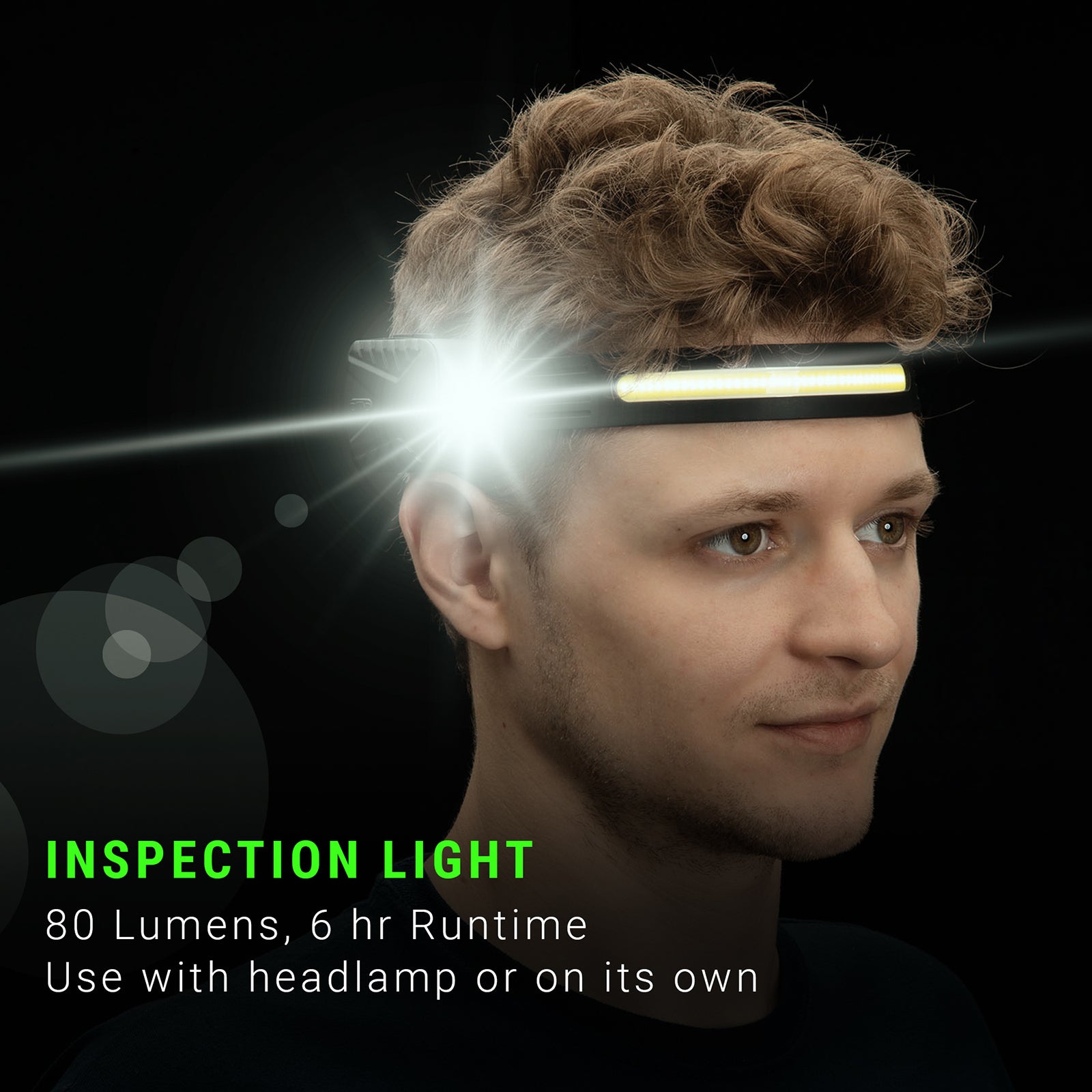 LitezAll® Briteband® Low Profile Silicone Headlamp with Inspection Light - LitezAll - Headlamps - 5
