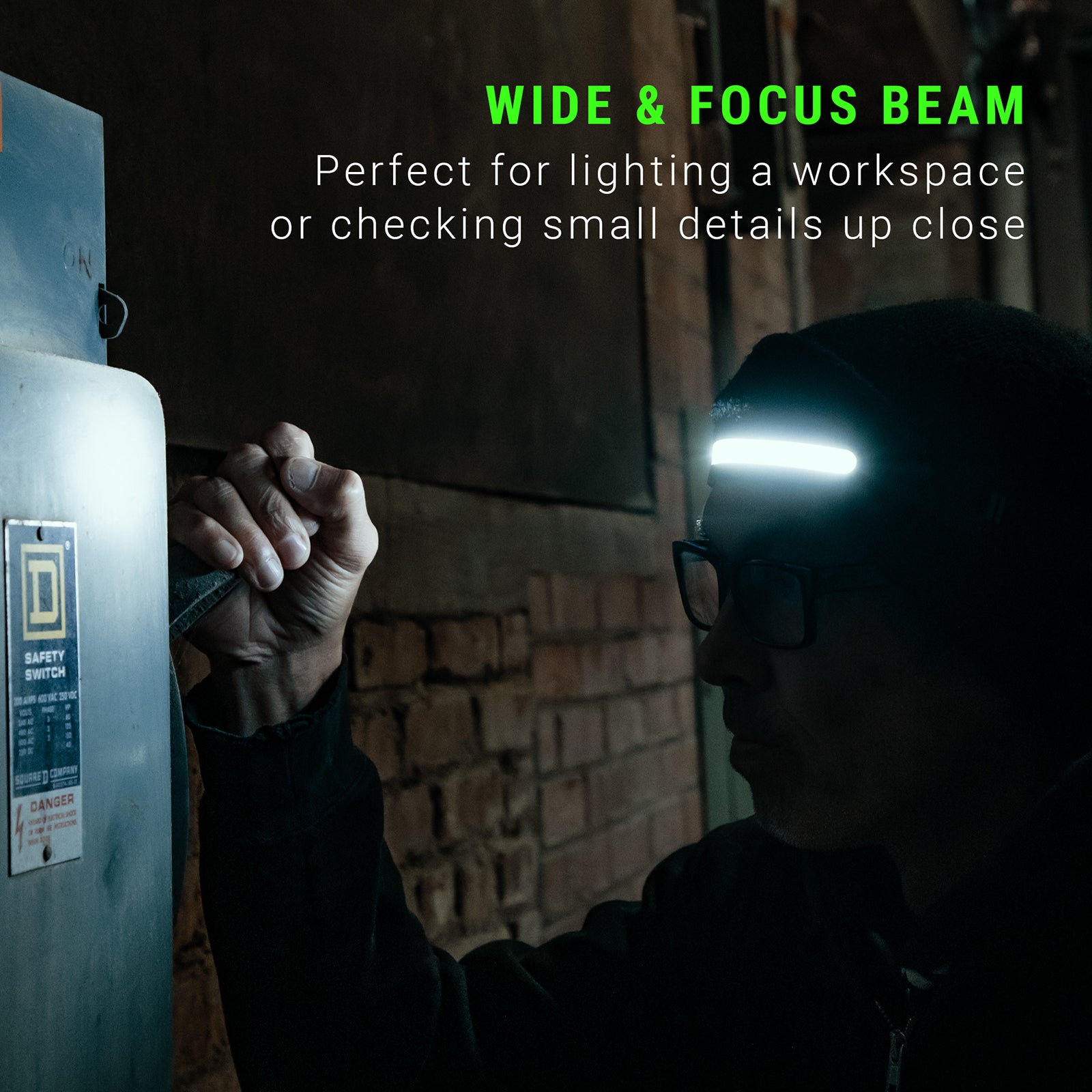 LitezAll® Briteband® Low Profile Silicone Headlamp with Inspection Light - LitezAll - Headlamps - 6