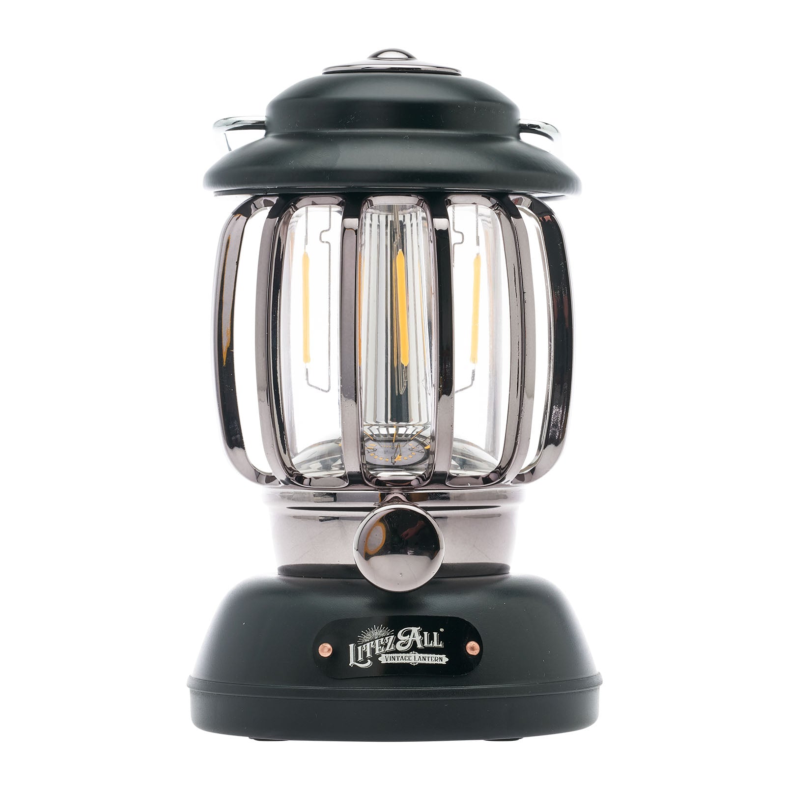 LitezAll® OLE '92® Rechargeable and Battery Powered Camping Lantern with Dimmer