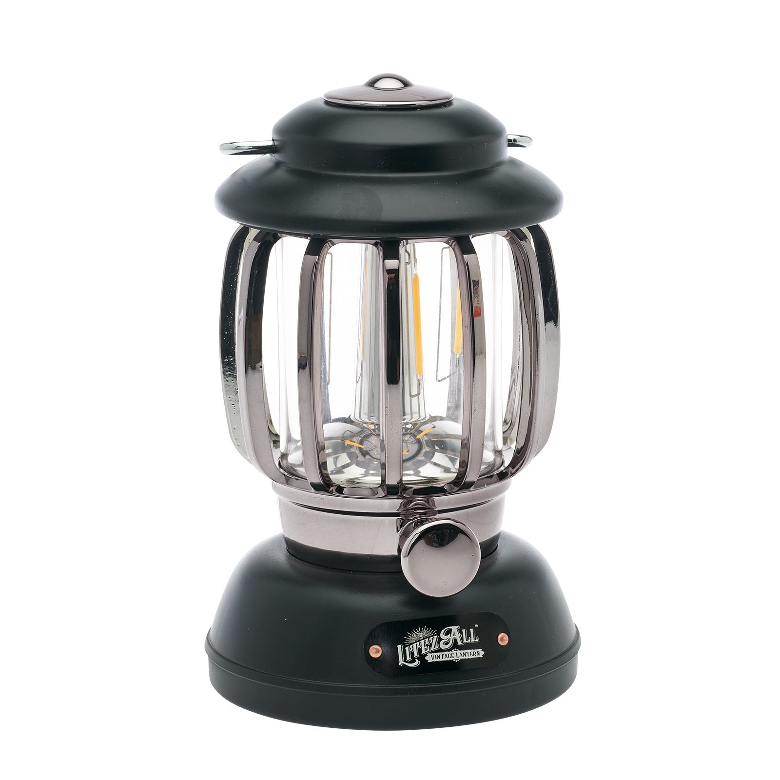 LitezAll® OLE '92® Rechargeable and Battery Powered Camping Lantern with Dimmer