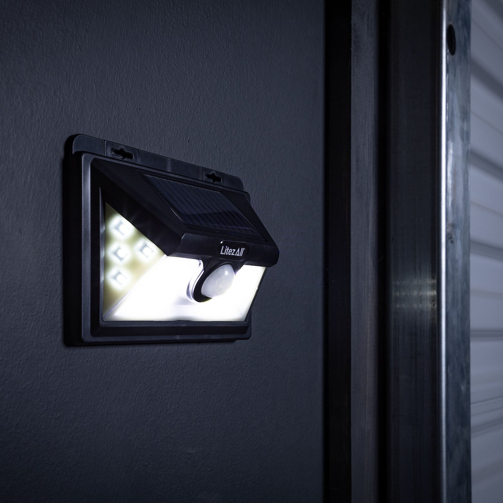 LitezAll® 1500 Lumen Solar Security Light