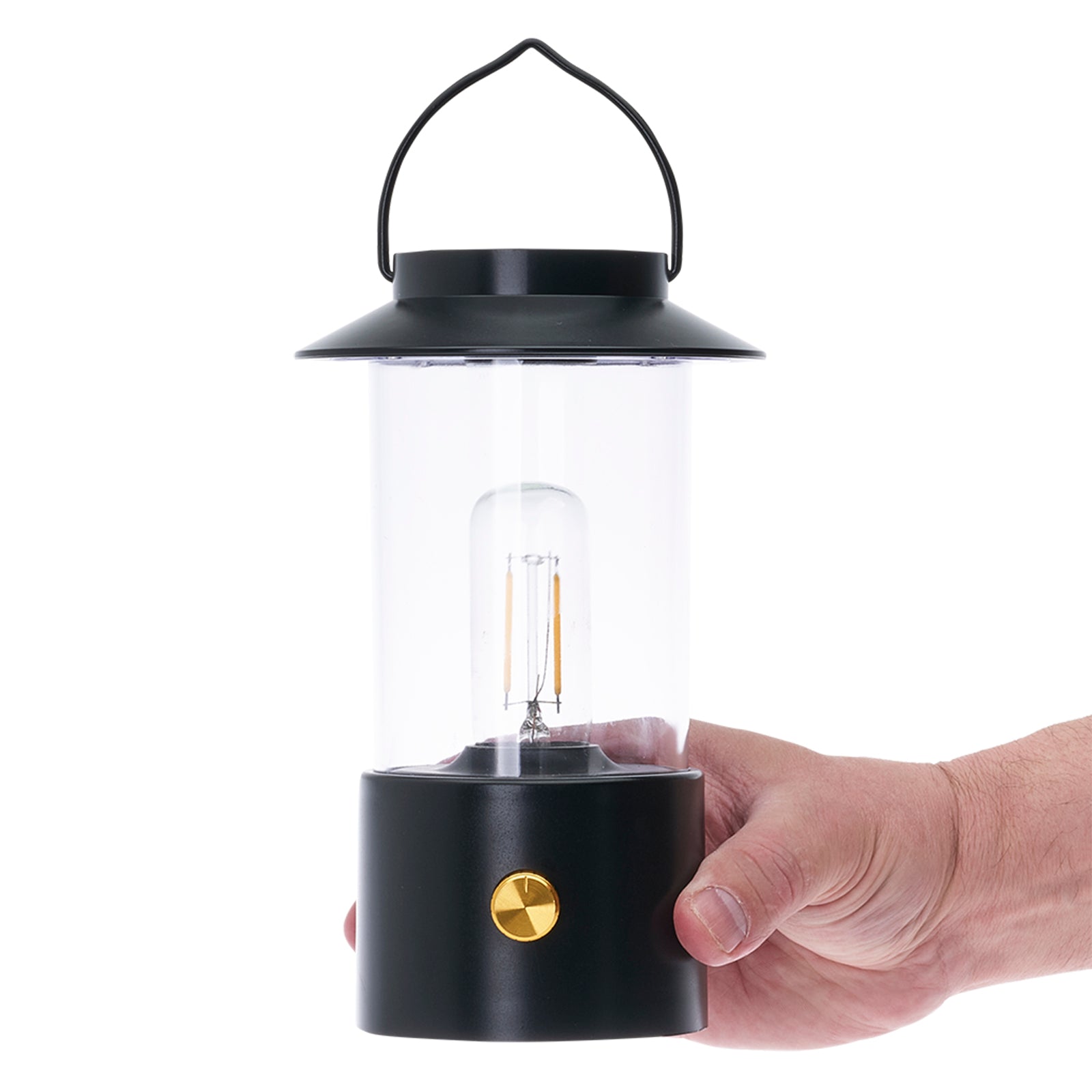 LitezAll® Lantern with Dimmable Warm White Filament LED