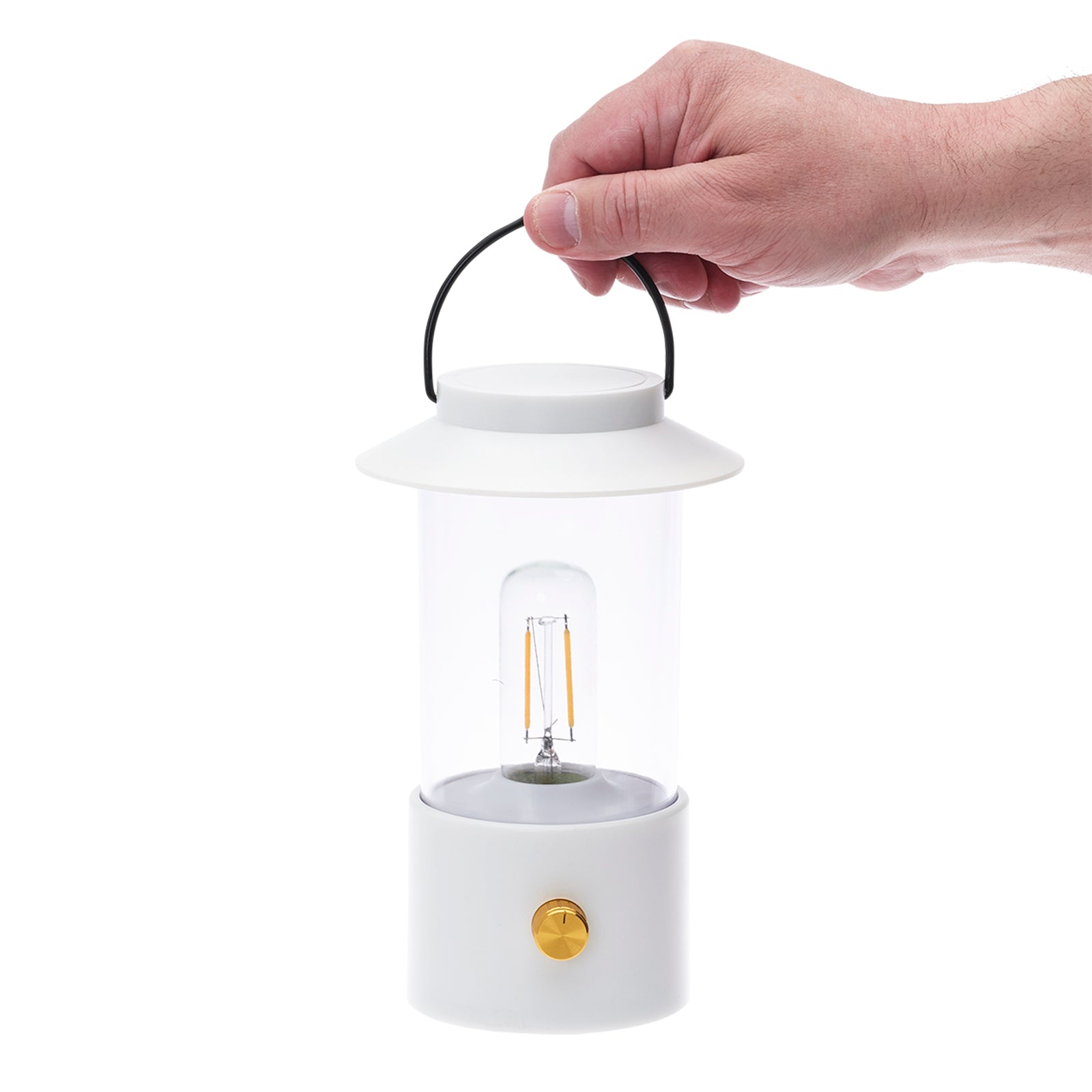 LitezAll® Lantern with Dimmable Warm White Filament LED