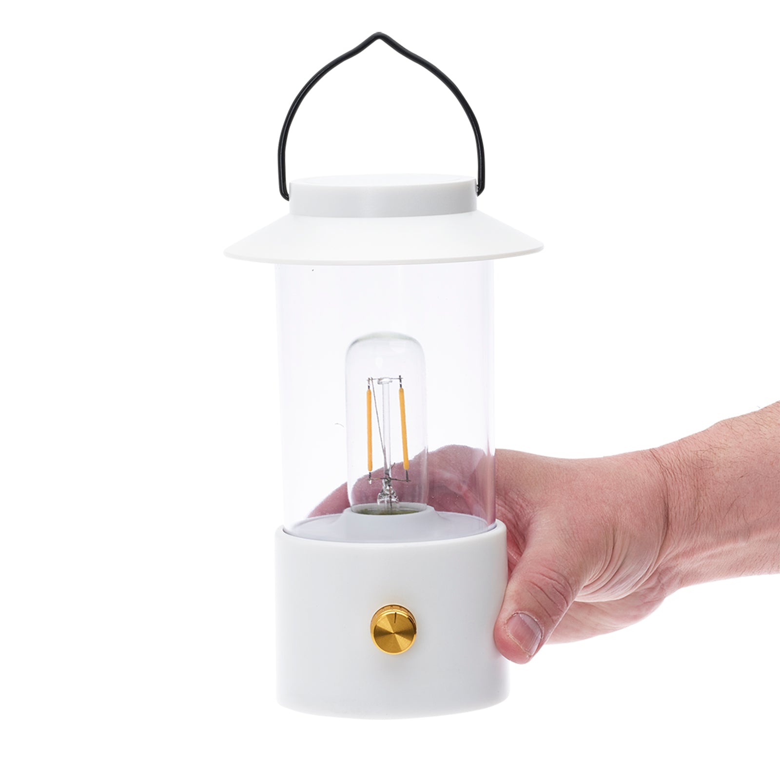 LitezAll® Lantern with Dimmable Warm White Filament LED