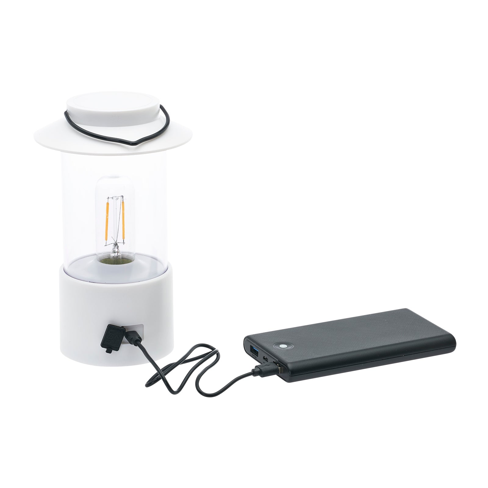 LitezAll® Lantern with Dimmable Warm White Filament LED