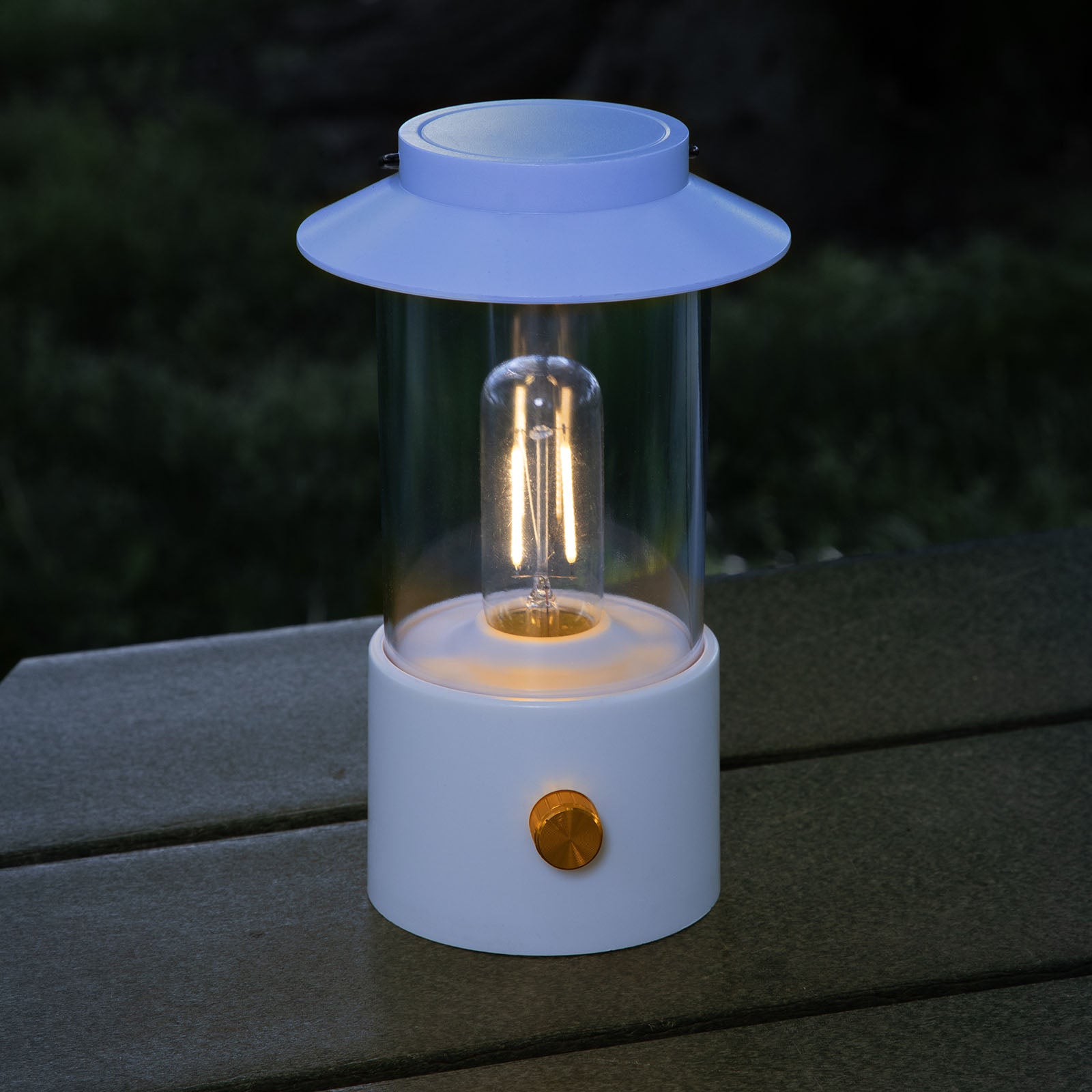 LitezAll® Lantern with Dimmable Warm White Filament LED