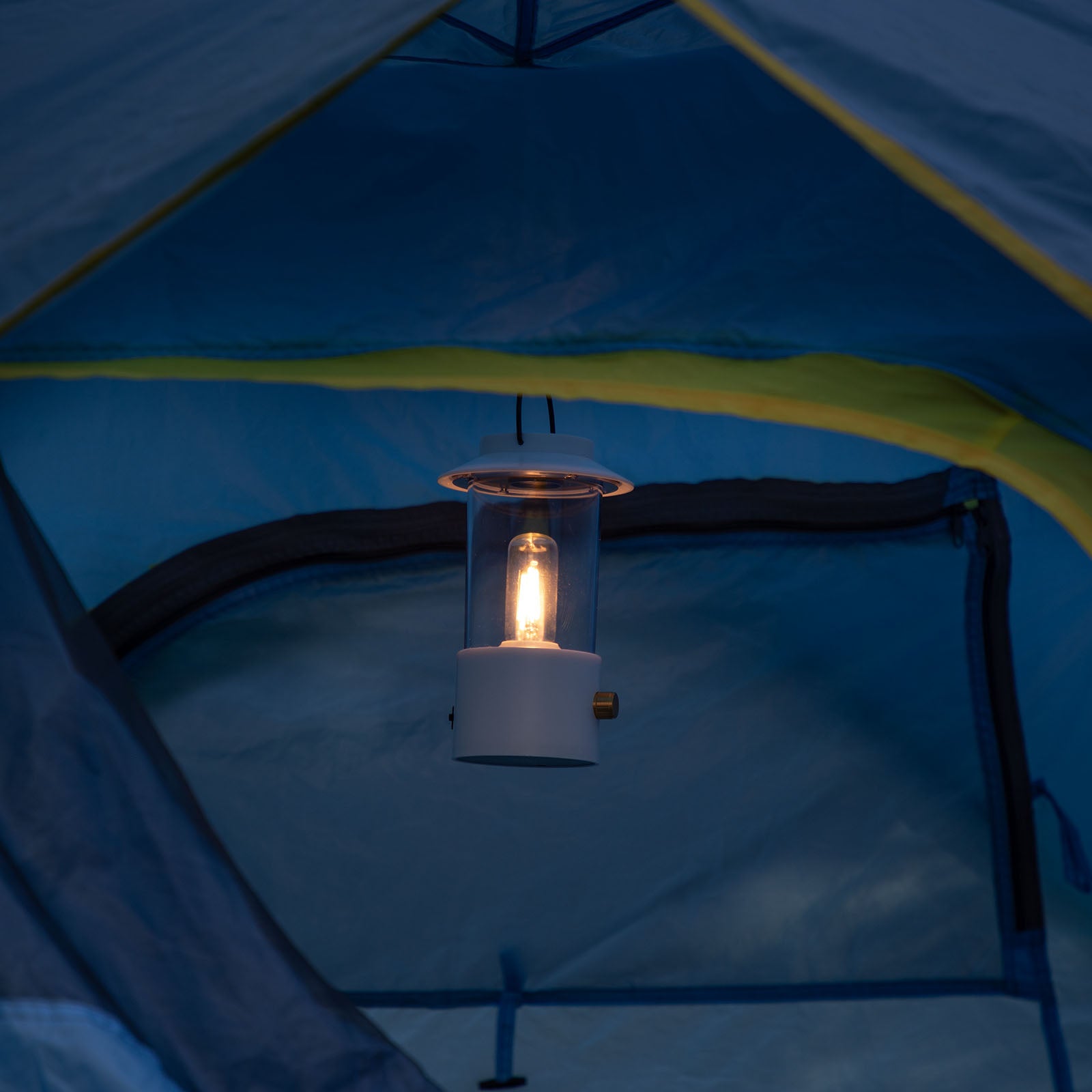 LitezAll® Lantern with Dimmable Warm White Filament LED