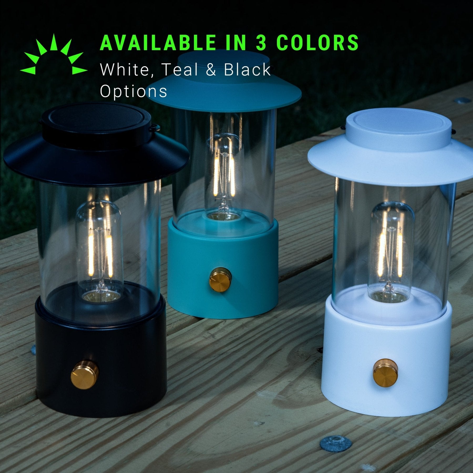 LitezAll® Lantern with Dimmable Warm White Filament LED - LitezAll - Lanterns - 3