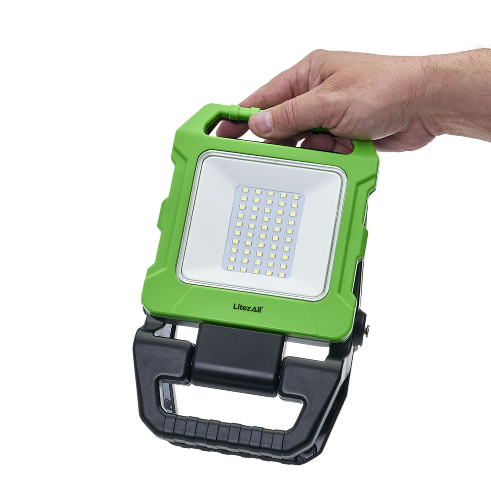 28295 - LA - WRKCLAMP - 4 LitezAll Rechargeable 4000 Lumen Work Light with Clamp - LitezAll - Work Lights - 40