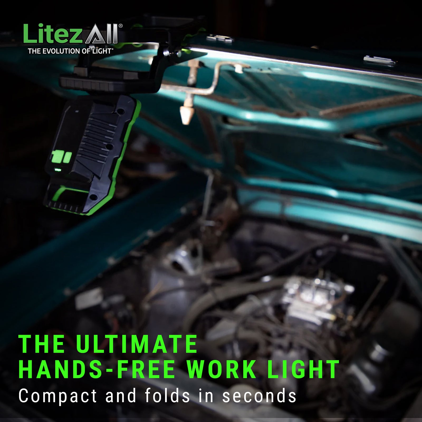 LitezAll® Rechargeable 4000 Lumen Work Light with Clamp - LitezAll - Work Lights - 7